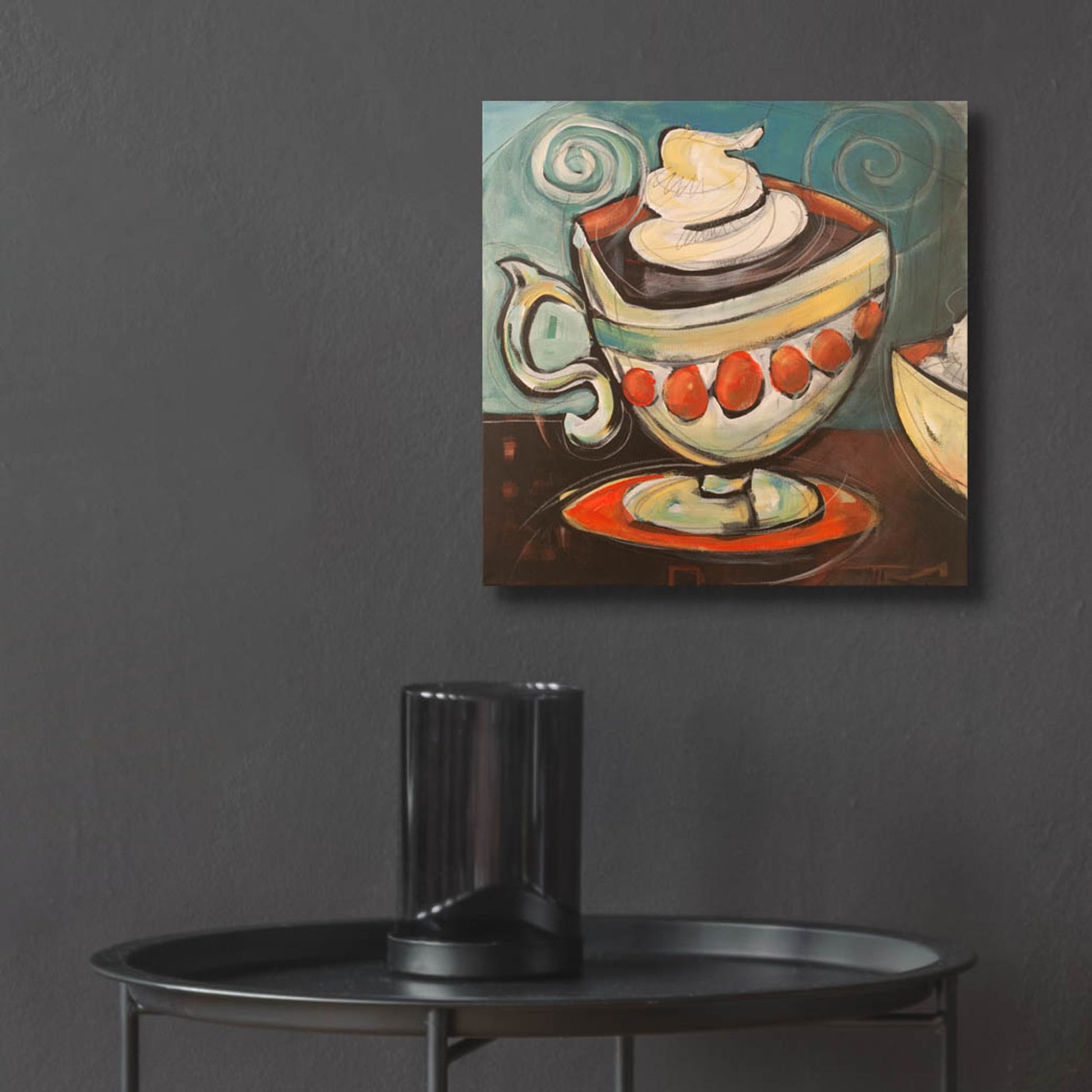 Epic Art 'Cup Of Mocha' by Tim Nyberg, Acrylic Glass Wall Art,12x12