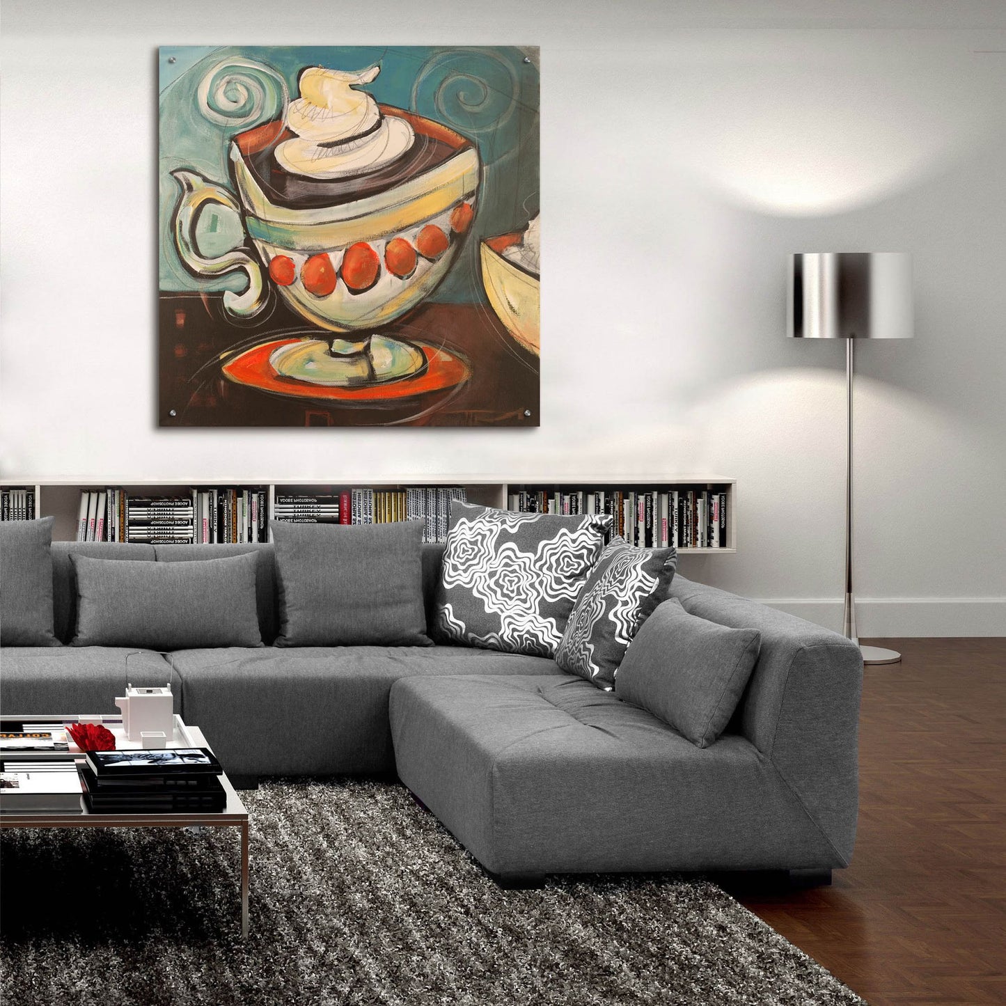 Epic Art 'Cup Of Mocha' by Tim Nyberg, Acrylic Glass Wall Art,36x36