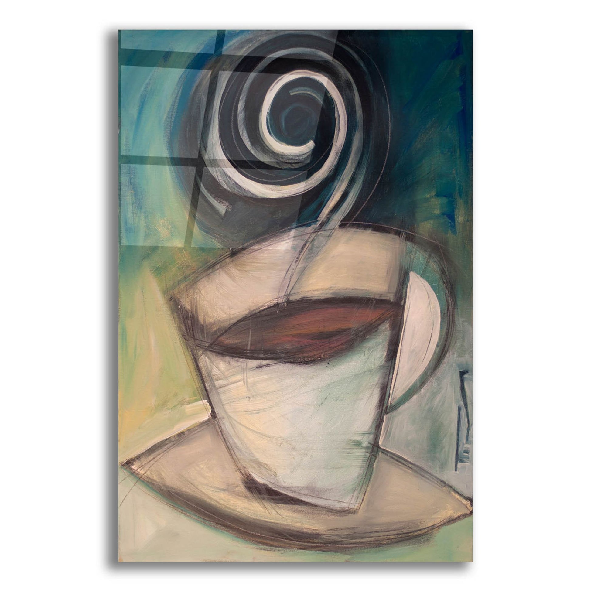 Epic Art 'First Cup Of The Day' by Tim Nyberg, Acrylic Glass Wall Art