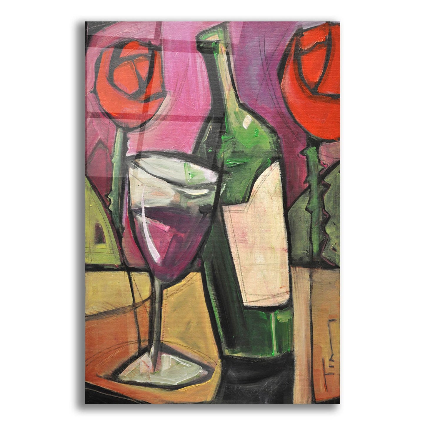Epic Art 'Days Of Wine And Roses' by Tim Nyberg, Acrylic Glass Wall Art