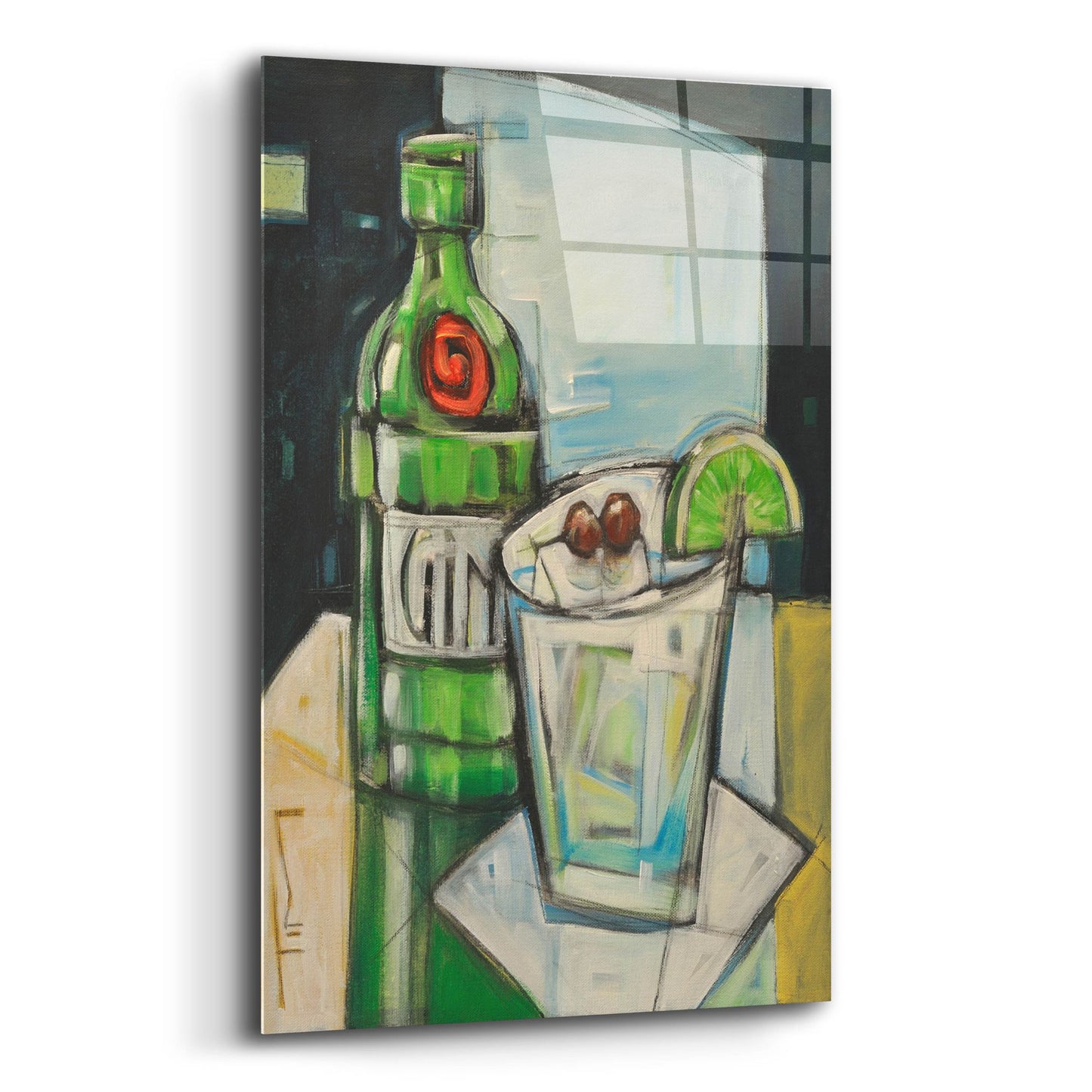 Epic Art 'Gin And Tonic' by Tim Nyberg, Acrylic Glass Wall Art,12x16