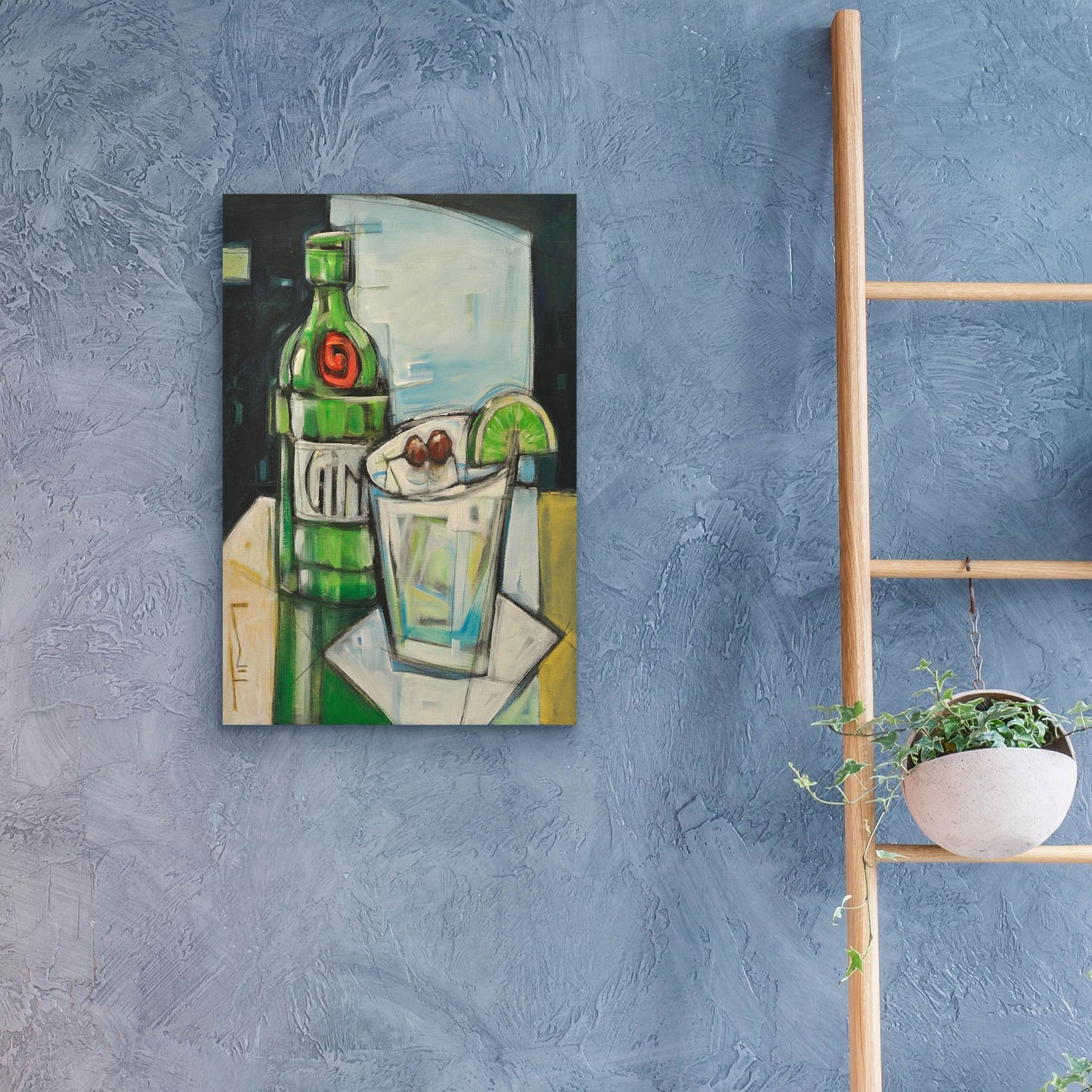 Epic Art 'Gin And Tonic' by Tim Nyberg, Acrylic Glass Wall Art,16x24