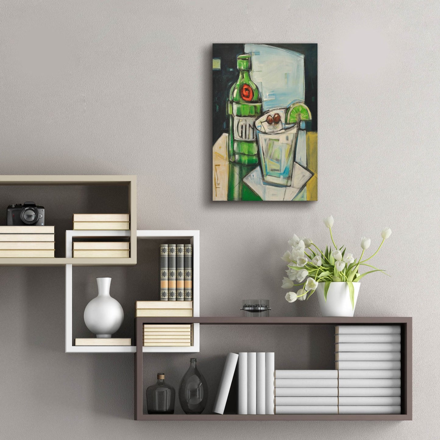 Epic Art 'Gin And Tonic' by Tim Nyberg, Acrylic Glass Wall Art,16x24