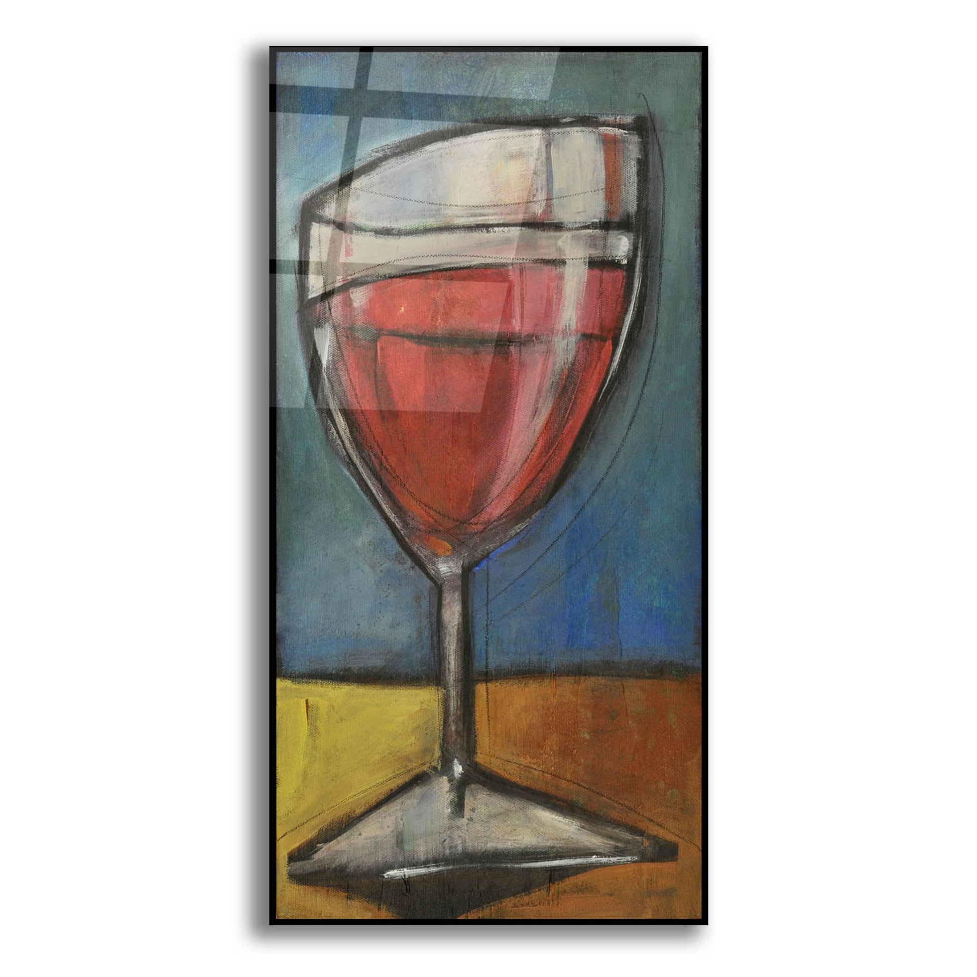 Epic Art 'Glass Of Red' by Tim Nyberg, Acrylic Glass Wall Art