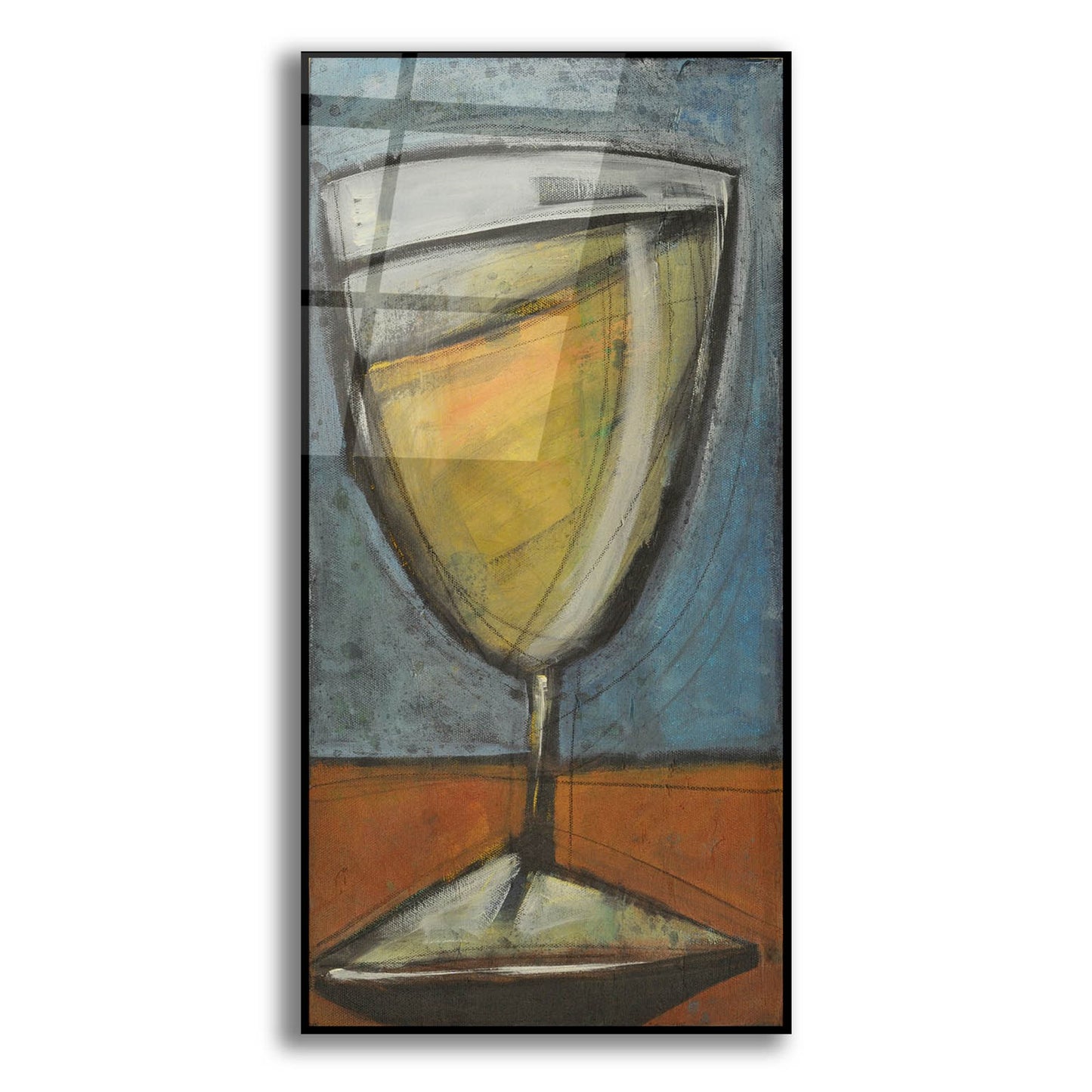 Epic Art 'Glass Of White' by Tim Nyberg, Acrylic Glass Wall Art