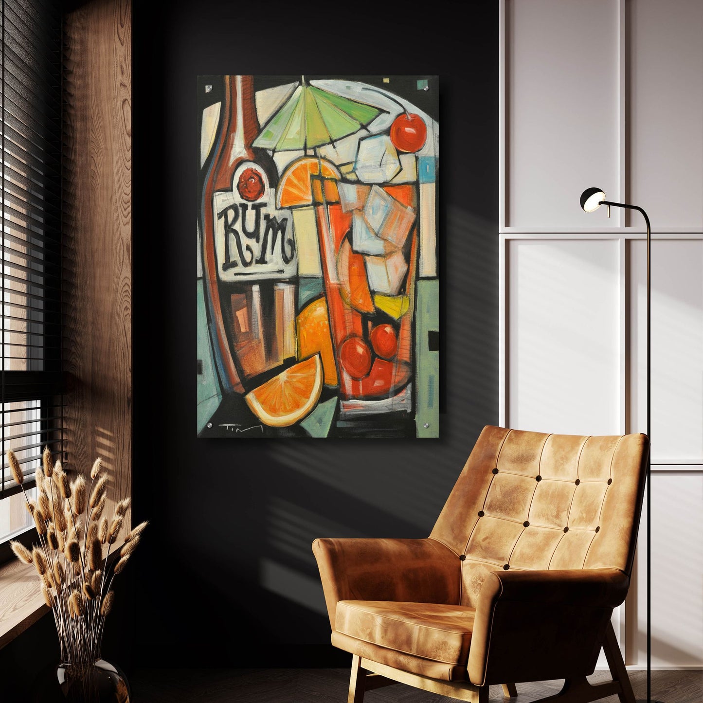 Epic Art 'Tourist Drink' by Tim Nyberg, Acrylic Glass Wall Art,24x36