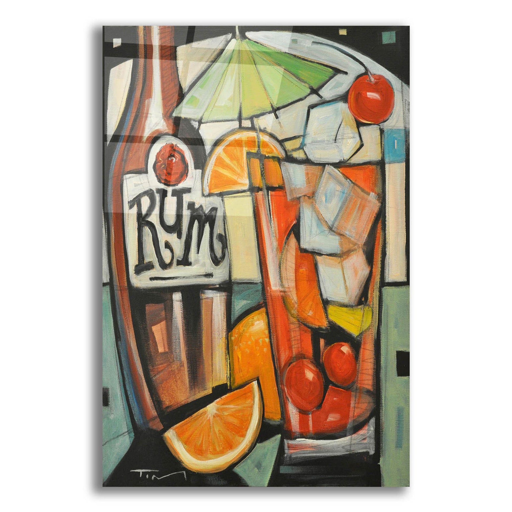 Epic Art 'Tourist Drink' by Tim Nyberg, Acrylic Glass Wall Art