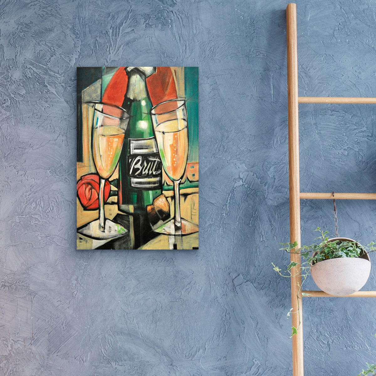 Epic Art 'Celebrate Bubbly' by Tim Nyberg, Acrylic Glass Wall Art,16x24