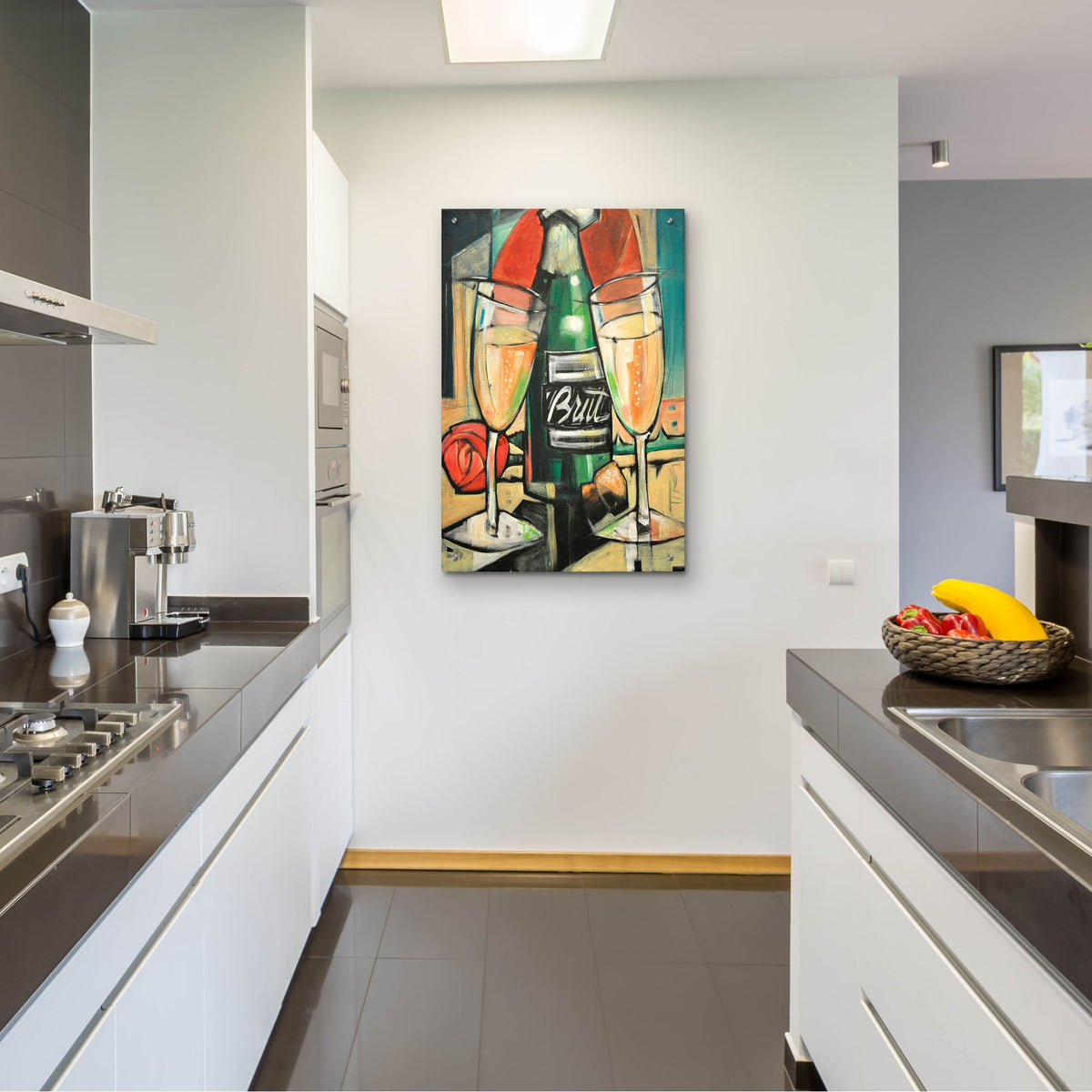 Epic Art 'Celebrate Bubbly' by Tim Nyberg, Acrylic Glass Wall Art,24x36
