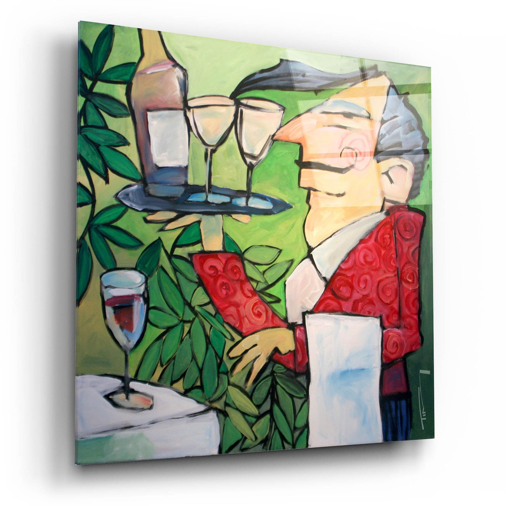 Epic Art 'The Wine Steward' by Tim Nyberg, Acrylic Glass Wall Art,12x12