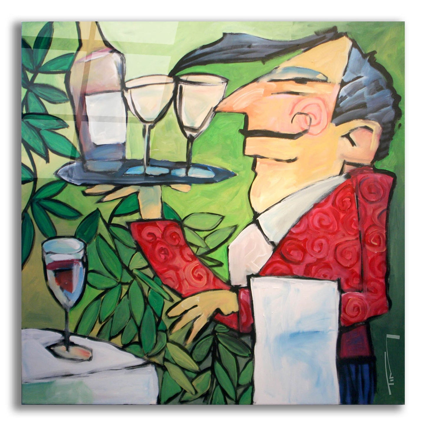 Epic Art 'The Wine Steward' by Tim Nyberg, Acrylic Glass Wall Art