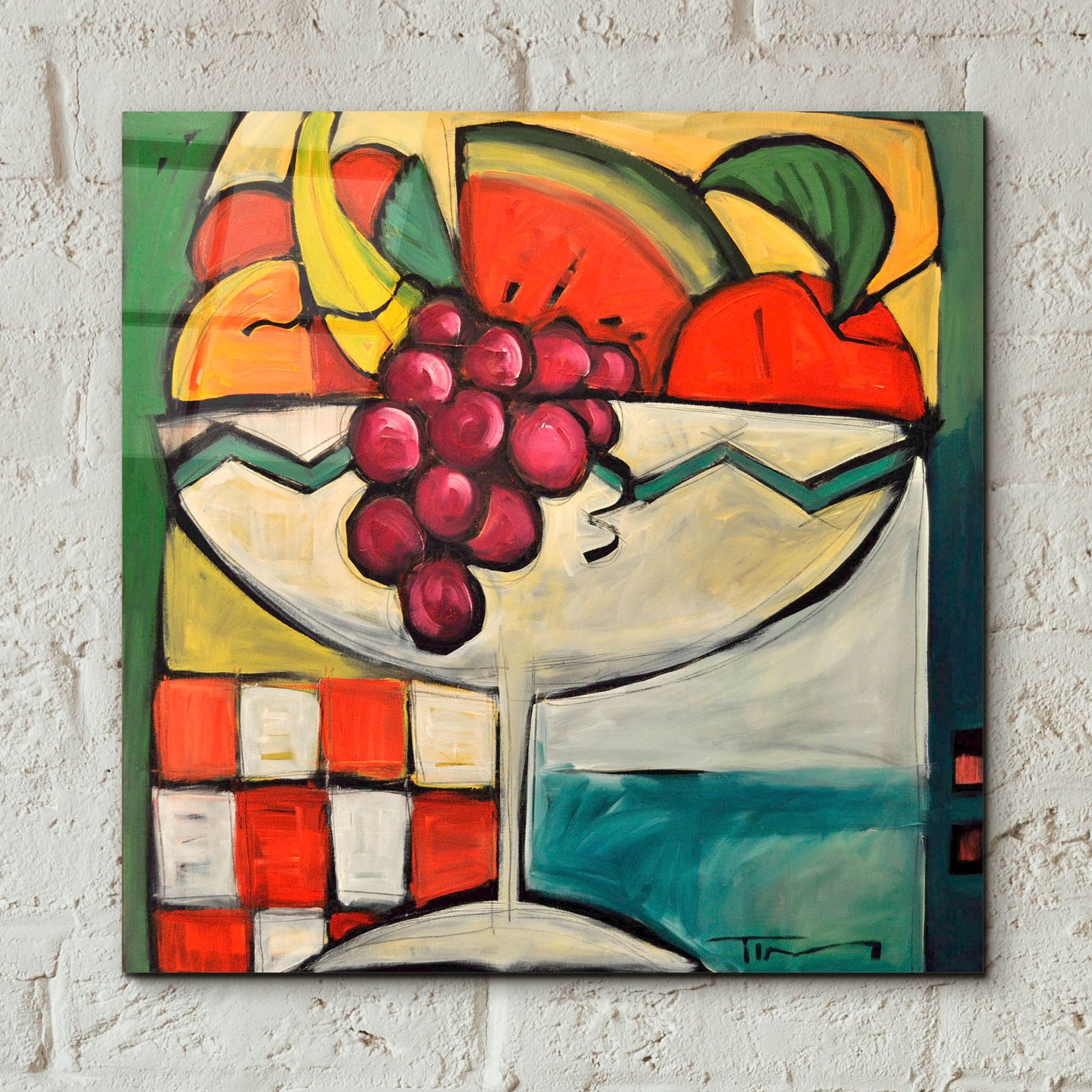 Epic Art 'Fruit Cocktail' by Tim Nyberg, Acrylic Glass Wall Art,12x12