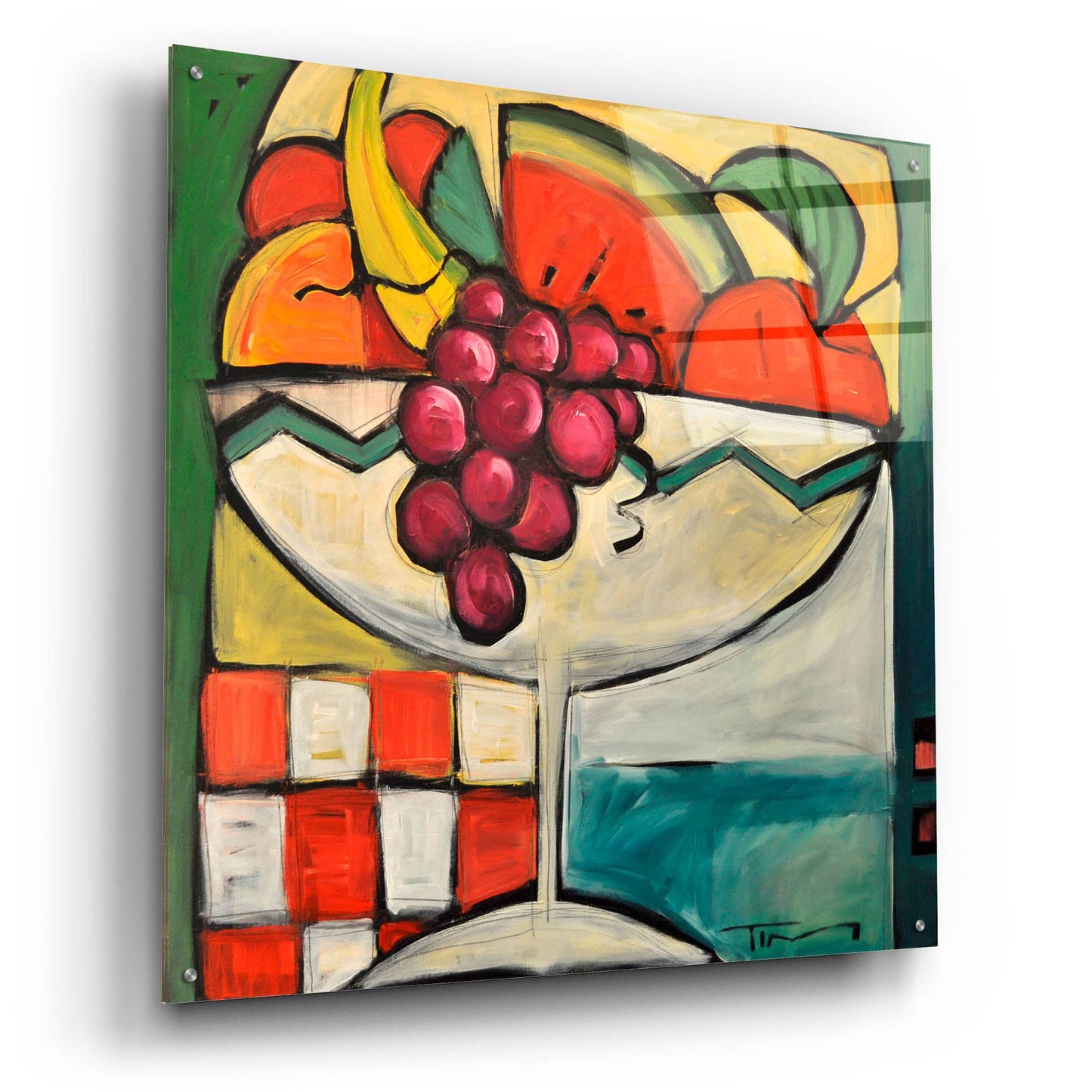 Epic Art 'Fruit Cocktail' by Tim Nyberg, Acrylic Glass Wall Art,36x36