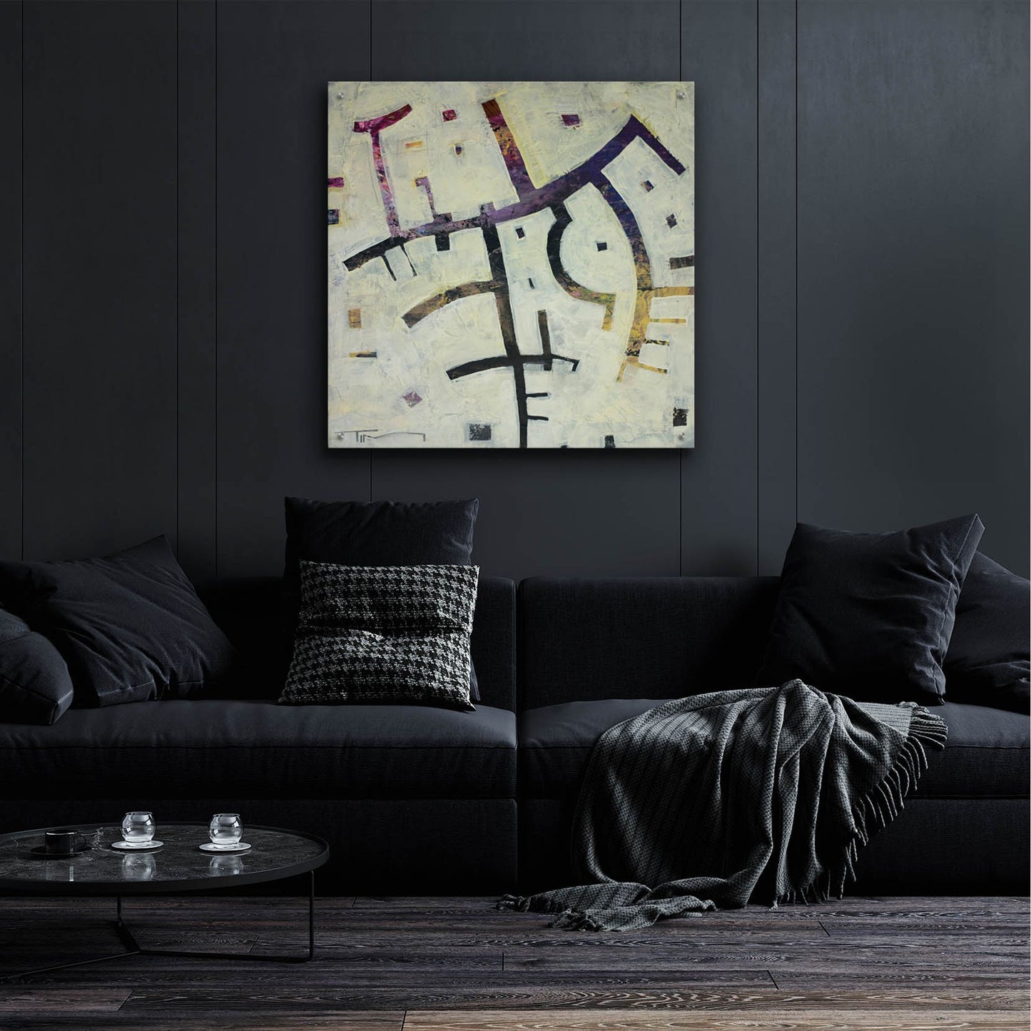 Epic Art 'Pirate Map' by Tim Nyberg, Acrylic Glass Wall Art,36x36