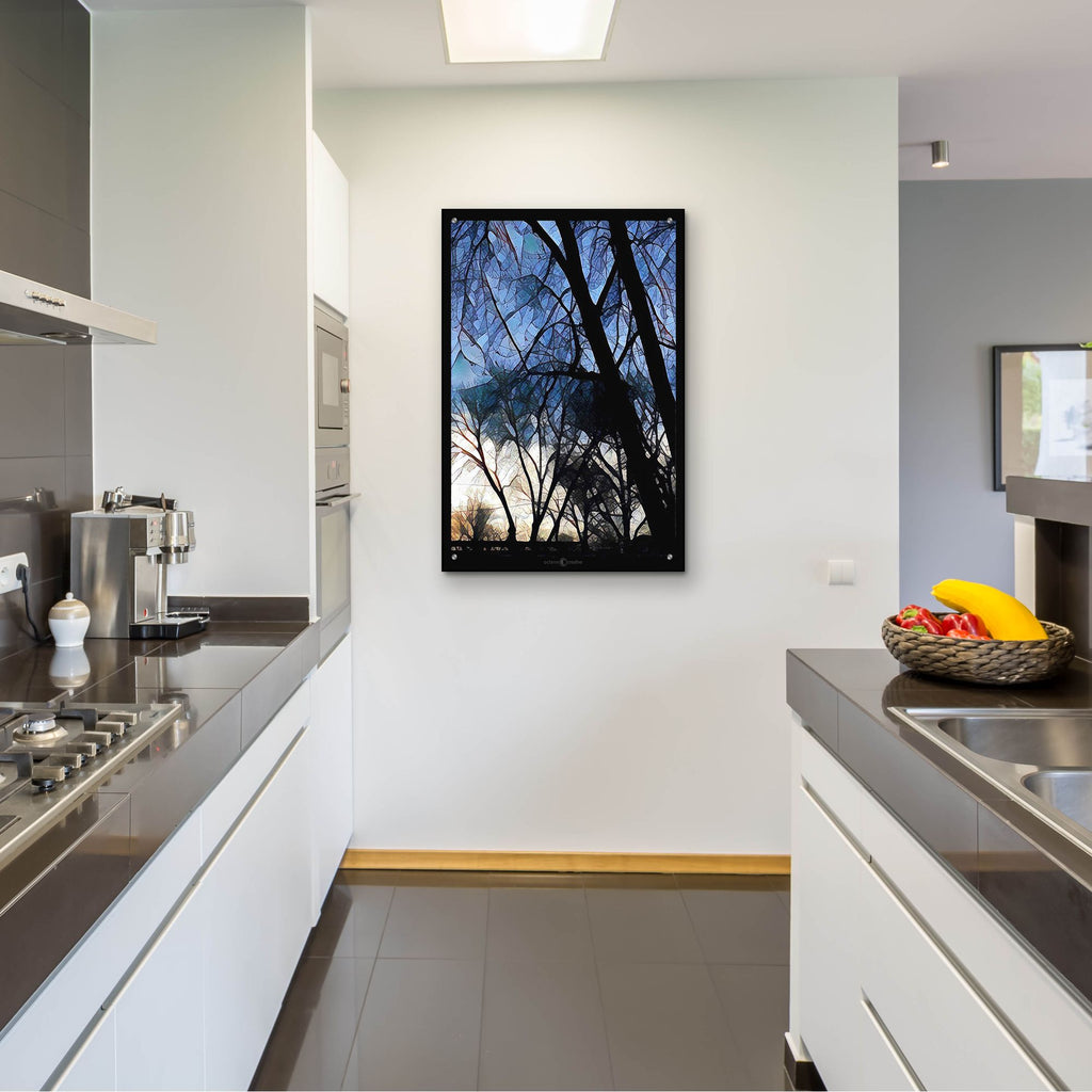 Epic Art 'City Sunrise 1' by Tim Nyberg, Acrylic Glass Wall Art,24x36