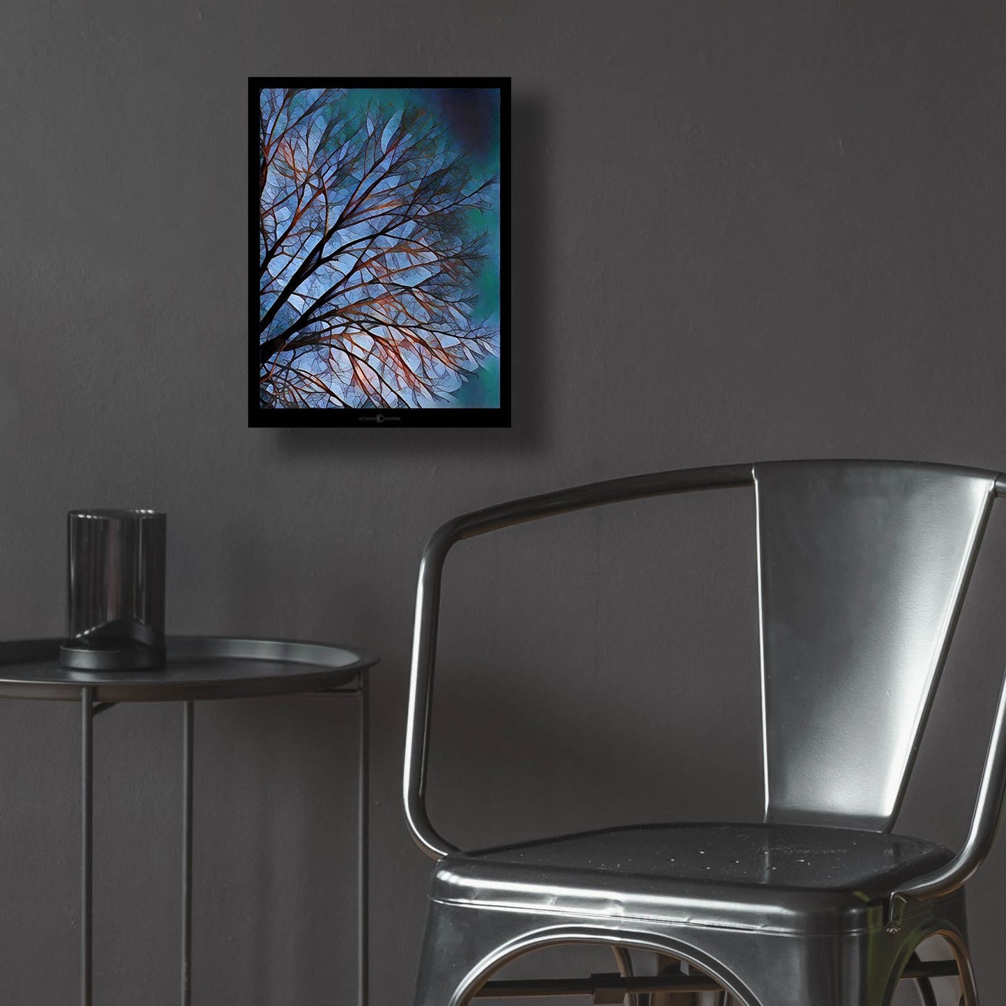 Epic Art 'Early Evening Tree' by Tim Nyberg, Acrylic Glass Wall Art,12x16