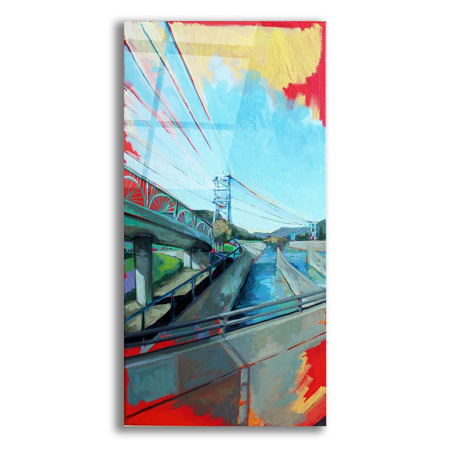 Epic Art 'Aqueduct near Glendale' by Victoria Macmillan, Acrylic Glass Wall Art