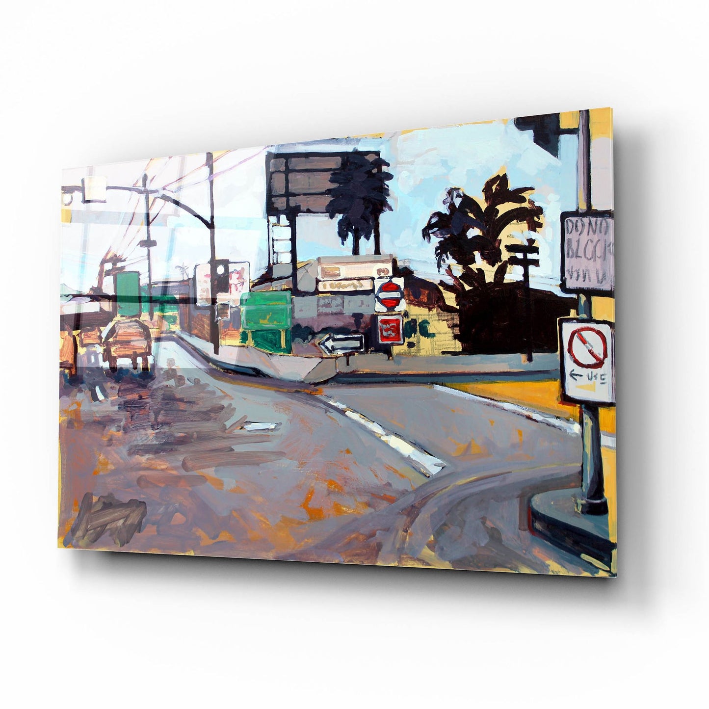 Epic Art 'East Los Angeles Intersection' by Victoria Macmillan, Acrylic Glass Wall Art,16x12