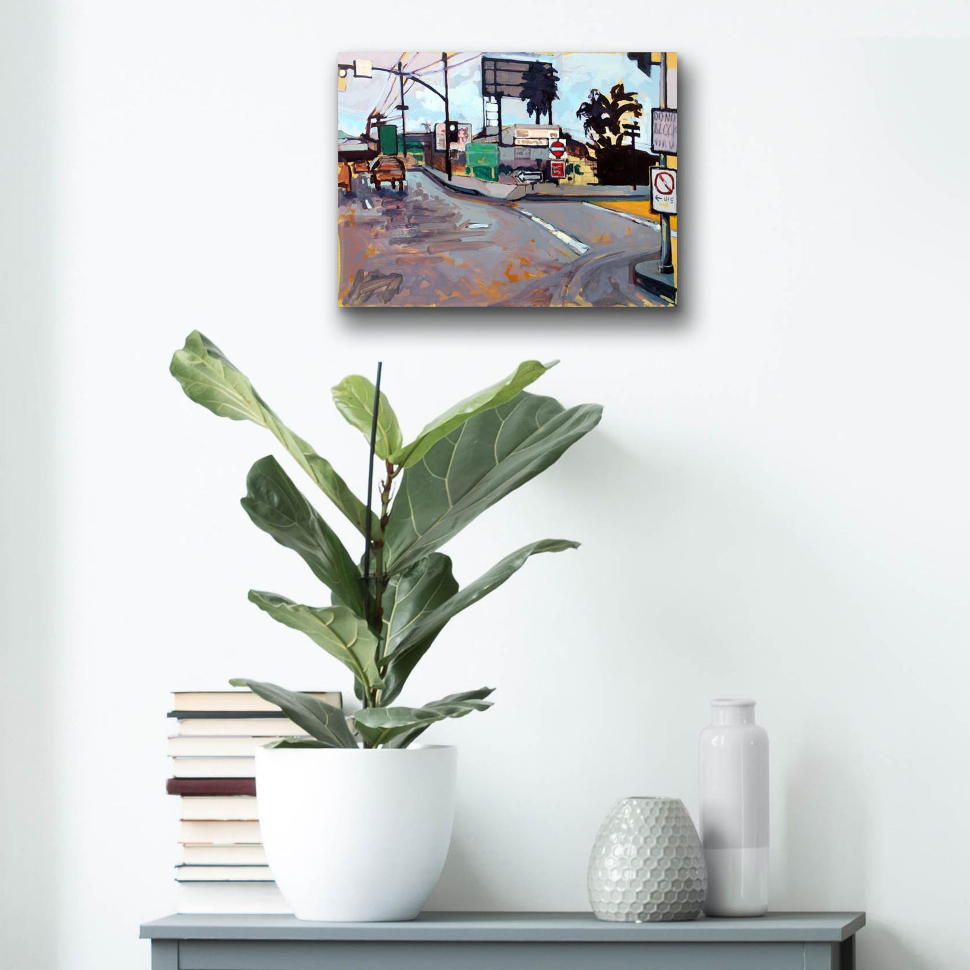 Epic Art 'East Los Angeles Intersection' by Victoria Macmillan, Acrylic Glass Wall Art,16x12