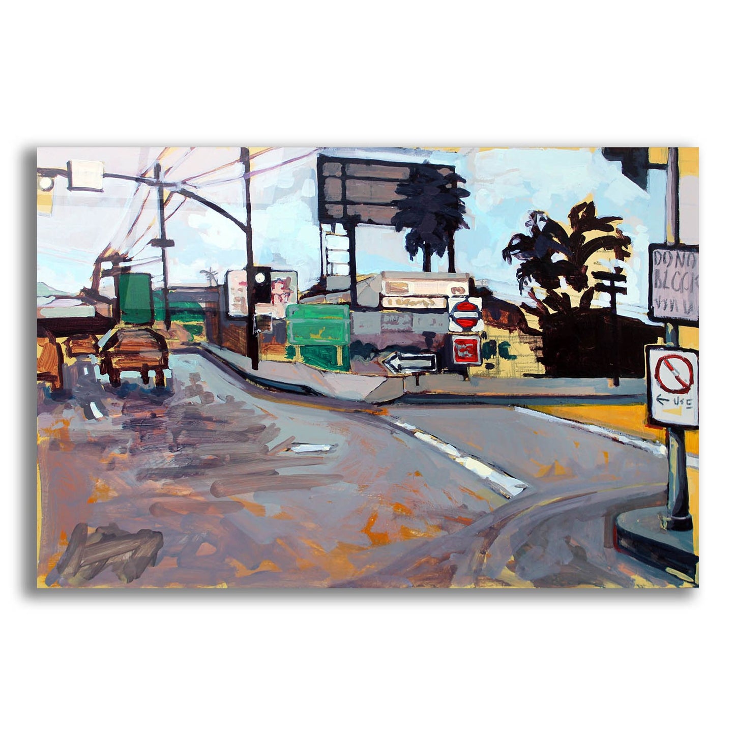 Epic Art 'East Los Angeles Intersection' by Victoria Macmillan, Acrylic Glass Wall Art