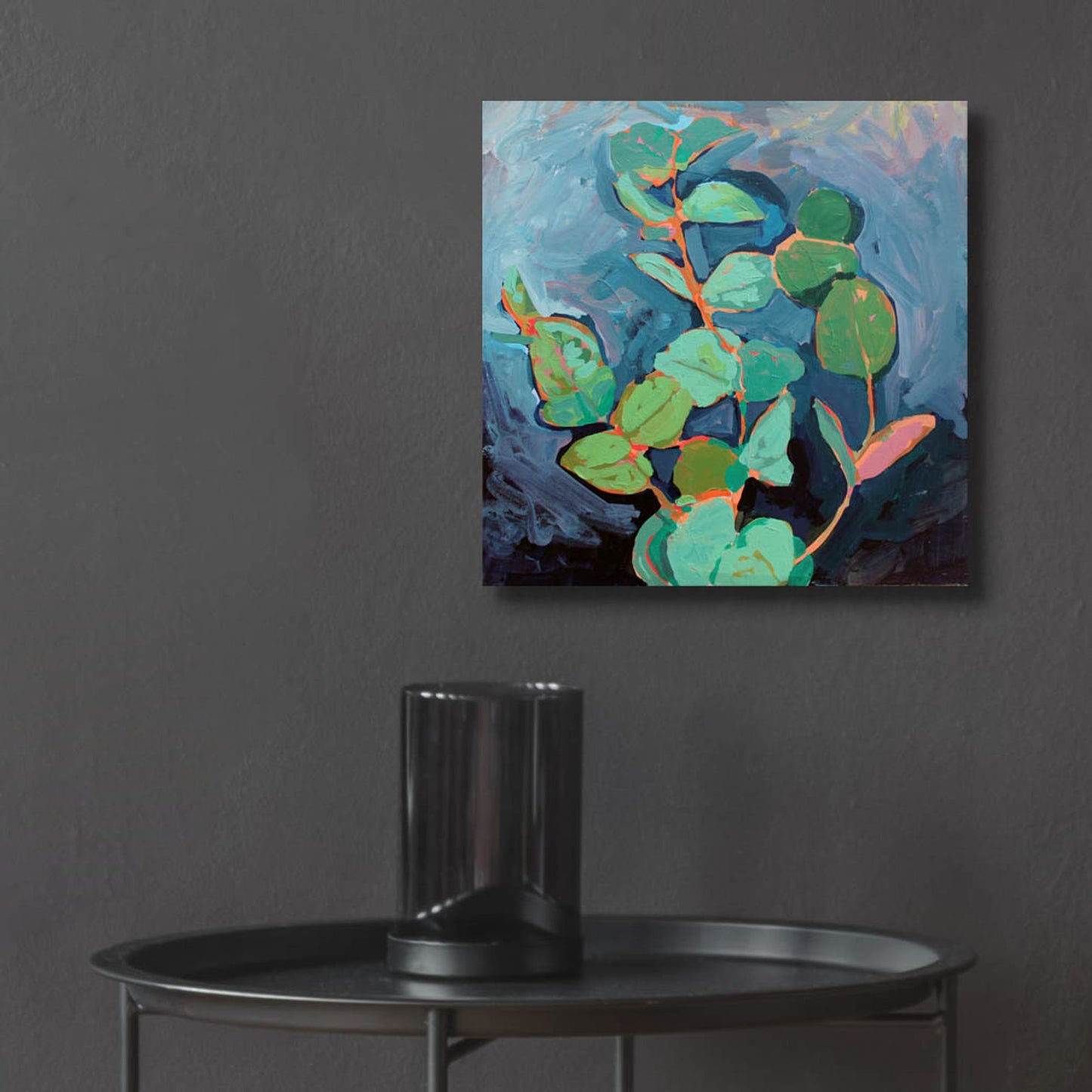 Epic Art 'Eucalyptus at Dusk' by Victoria Macmillan, Acrylic Glass Wall Art,12x12