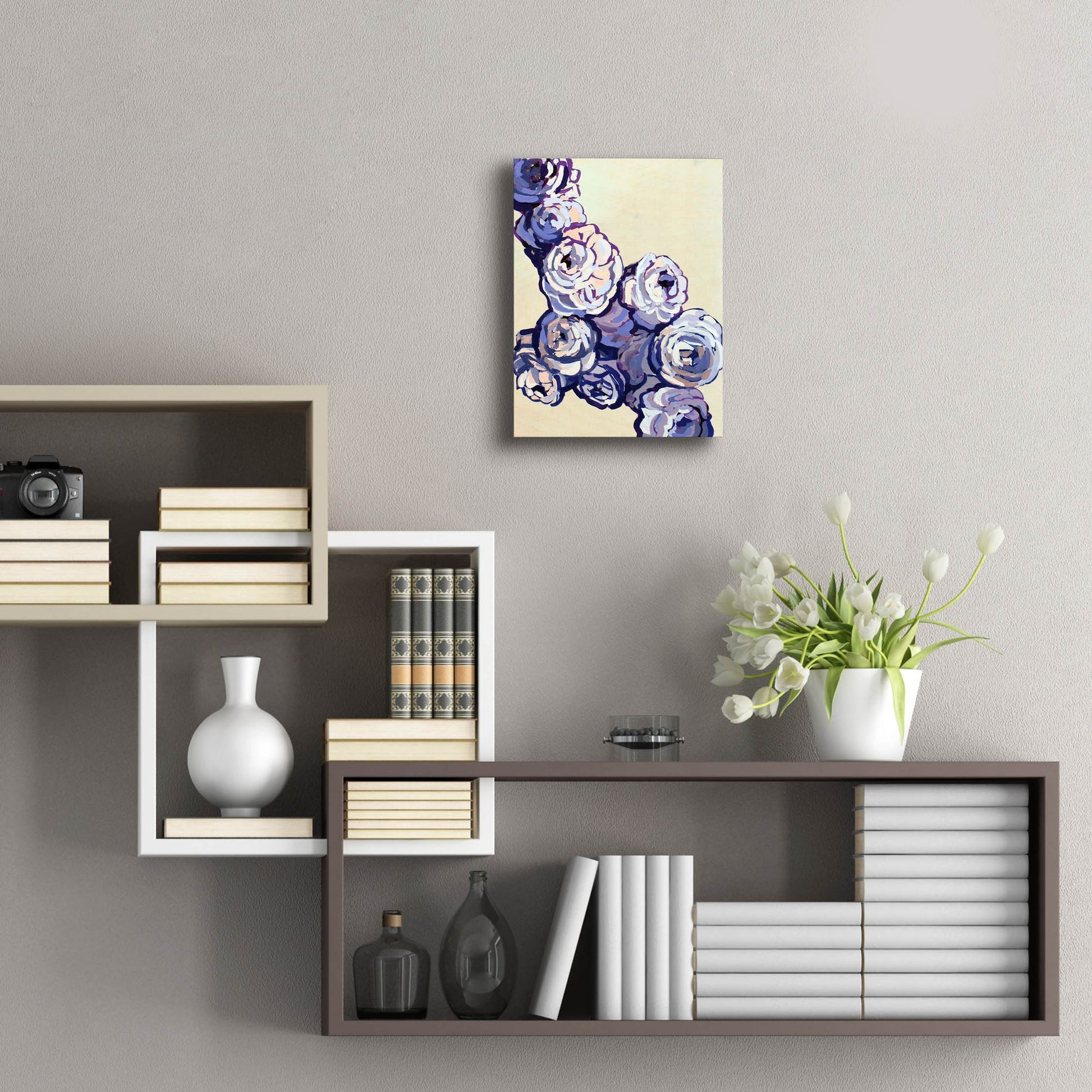 Epic Art 'Lavender Bouquet' by Victoria Macmillan, Acrylic Glass Wall Art,12x16