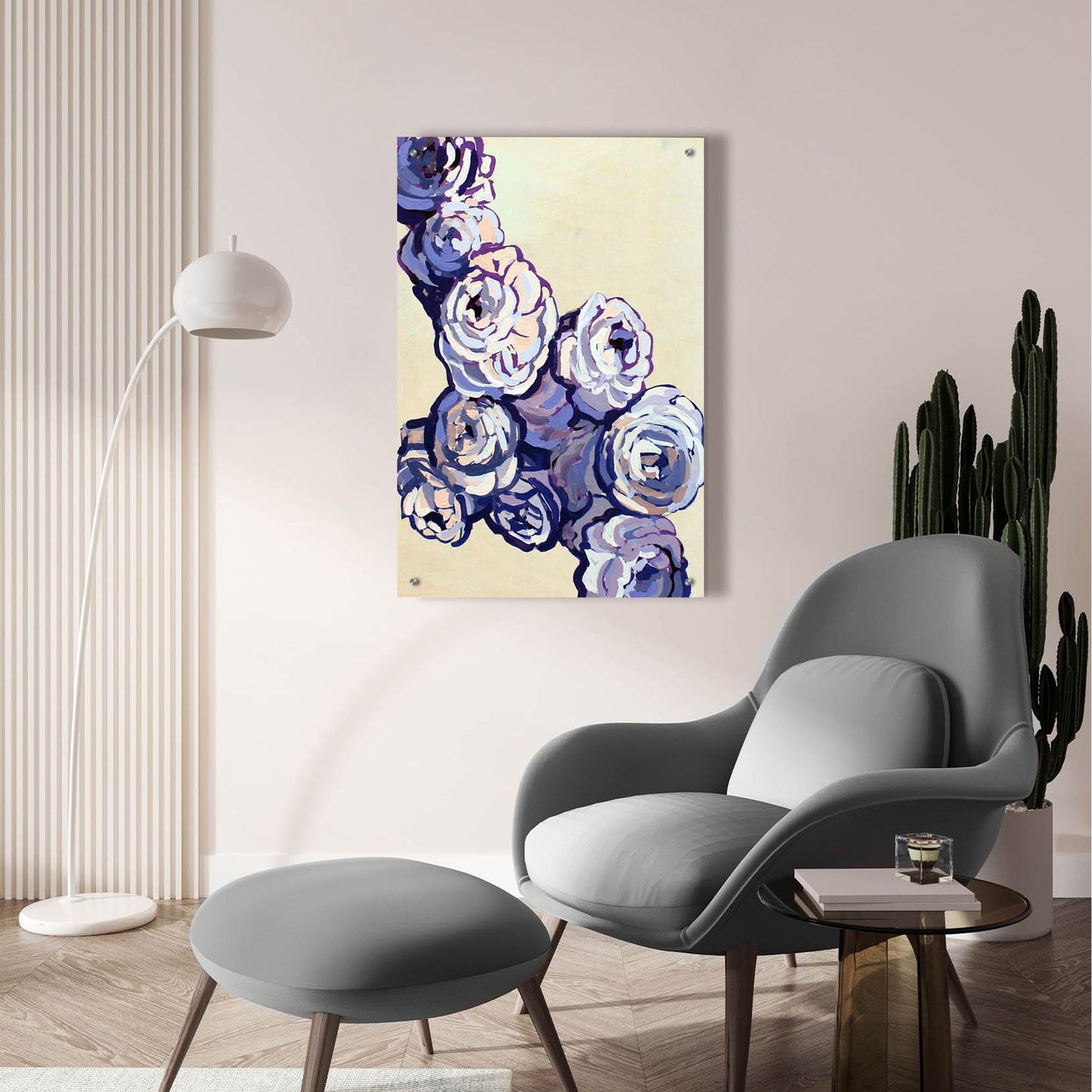 Epic Art 'Lavender Bouquet' by Victoria Macmillan, Acrylic Glass Wall Art,24x36