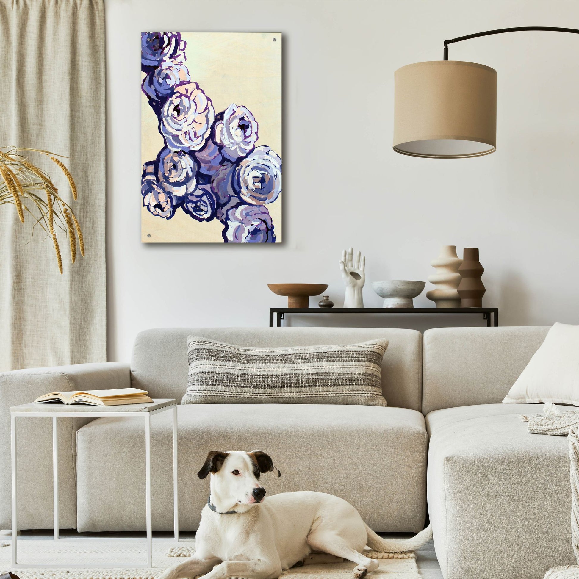 Epic Art 'Lavender Bouquet' by Victoria Macmillan, Acrylic Glass Wall Art,24x36