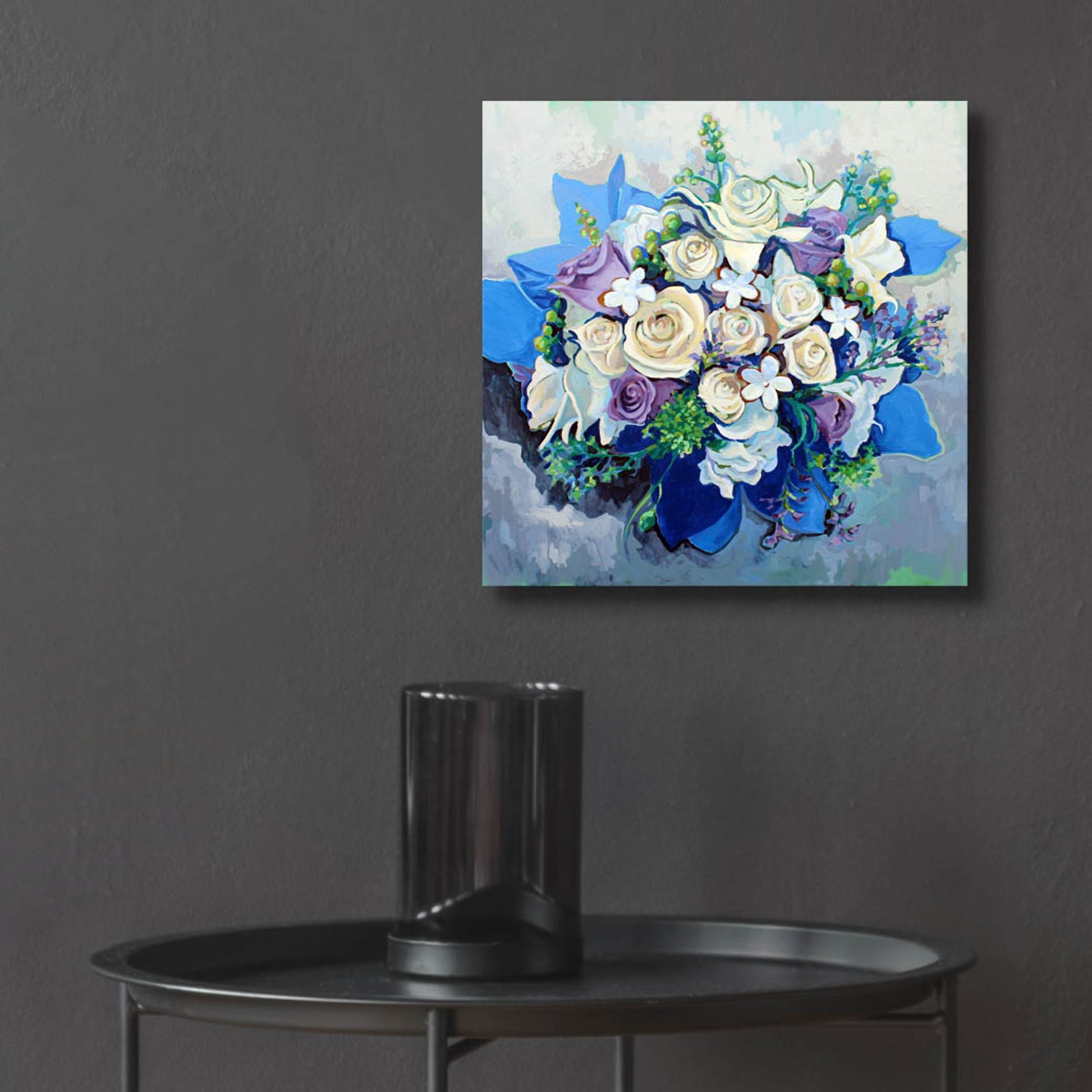 Epic Art 'Winter Bouquet' by Victoria Macmillan, Acrylic Glass Wall Art,12x12