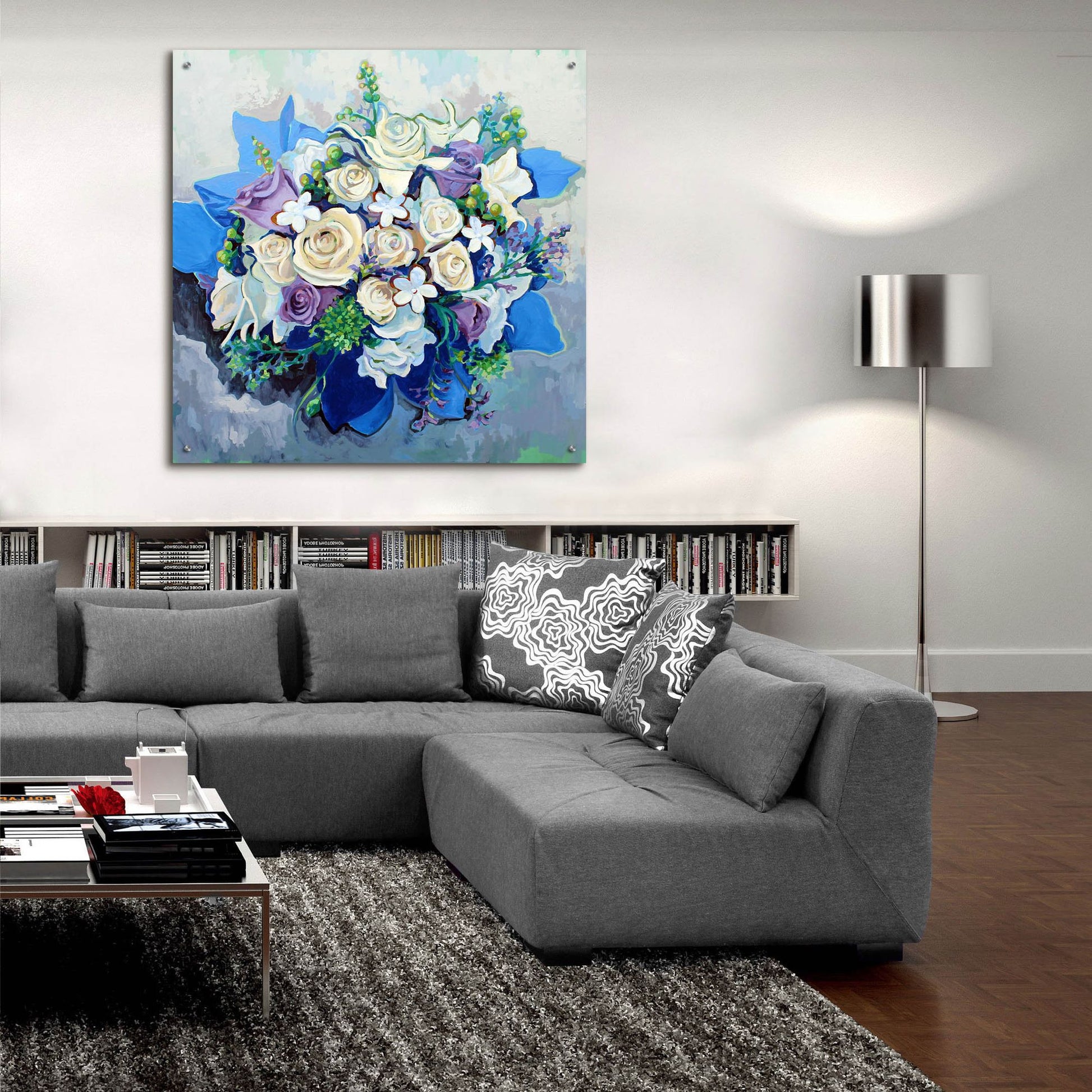 Epic Art 'Winter Bouquet' by Victoria Macmillan, Acrylic Glass Wall Art,36x36