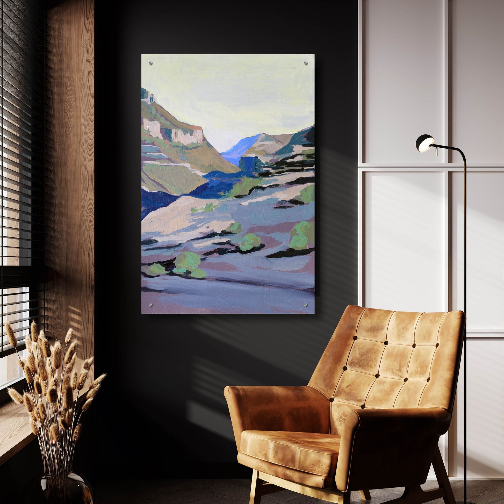 Epic Art 'At Dusk in Zion' by Victoria Macmillan, Acrylic Glass Wall Art,24x36