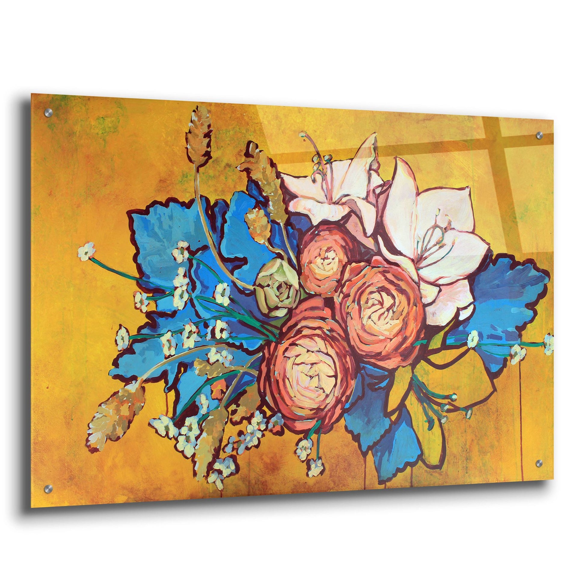 Epic Art 'Autumn Bouquet' by Victoria Macmillan, Acrylic Glass Wall Art,36x24