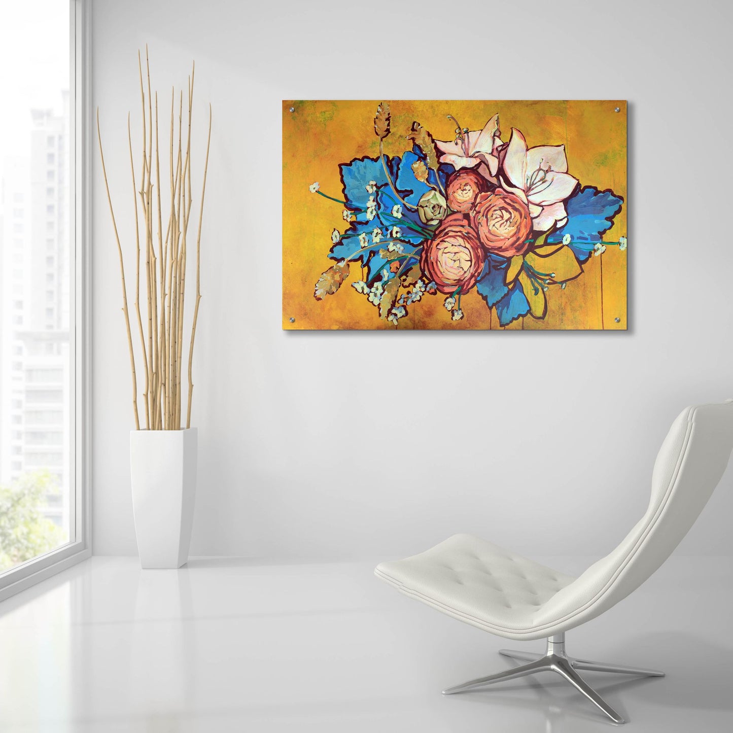 Epic Art 'Autumn Bouquet' by Victoria Macmillan, Acrylic Glass Wall Art,36x24