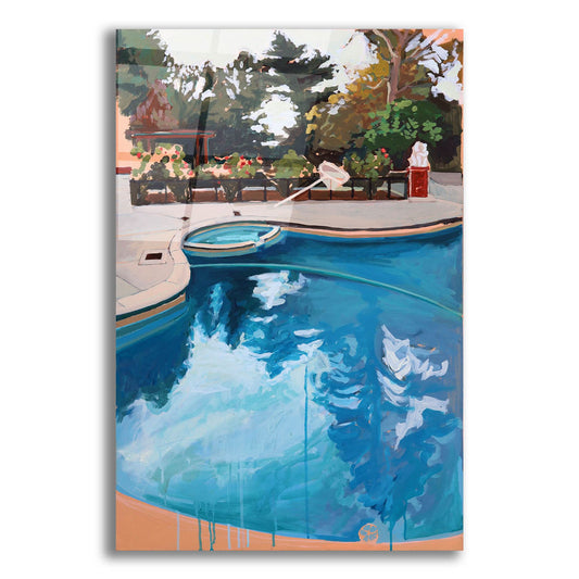 Epic Art 'Backyard Pool' by Victoria Macmillan, Acrylic Glass Wall Art