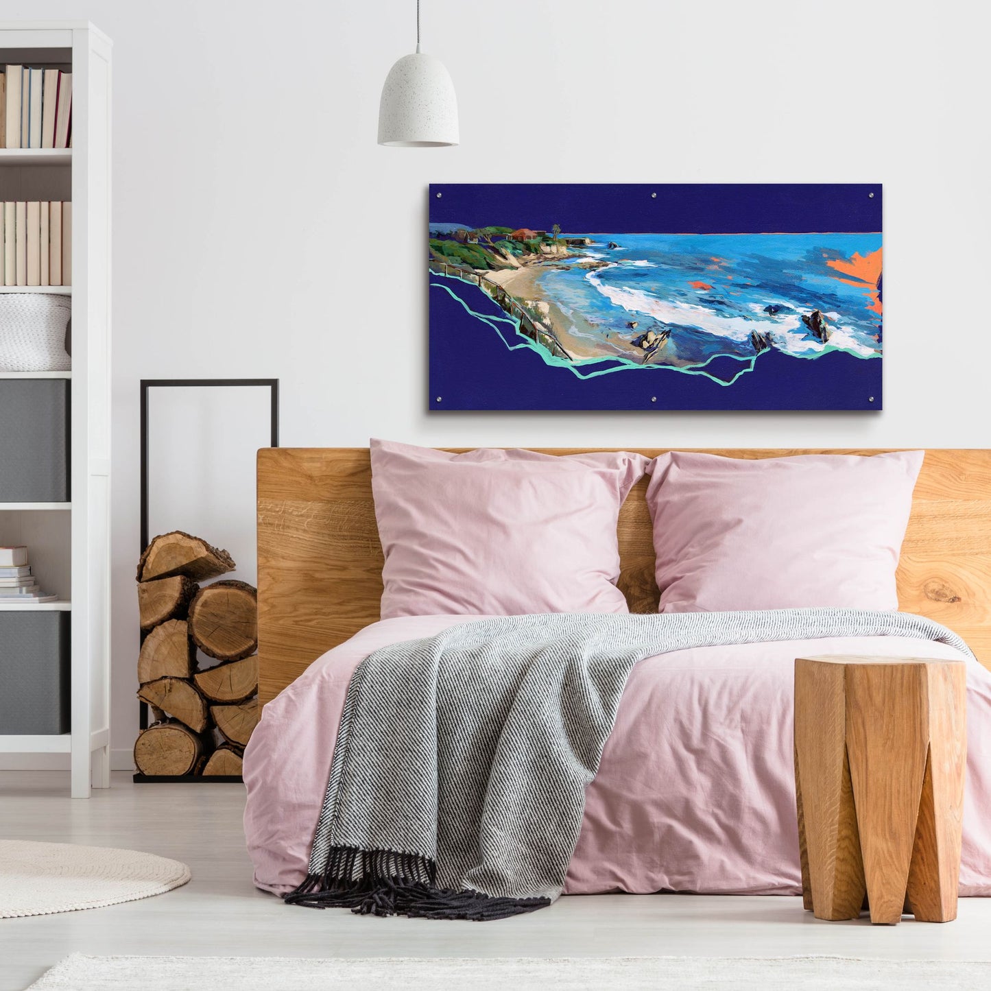 Epic Art 'California Coast' by Victoria Macmillan, Acrylic Glass Wall Art,48x24