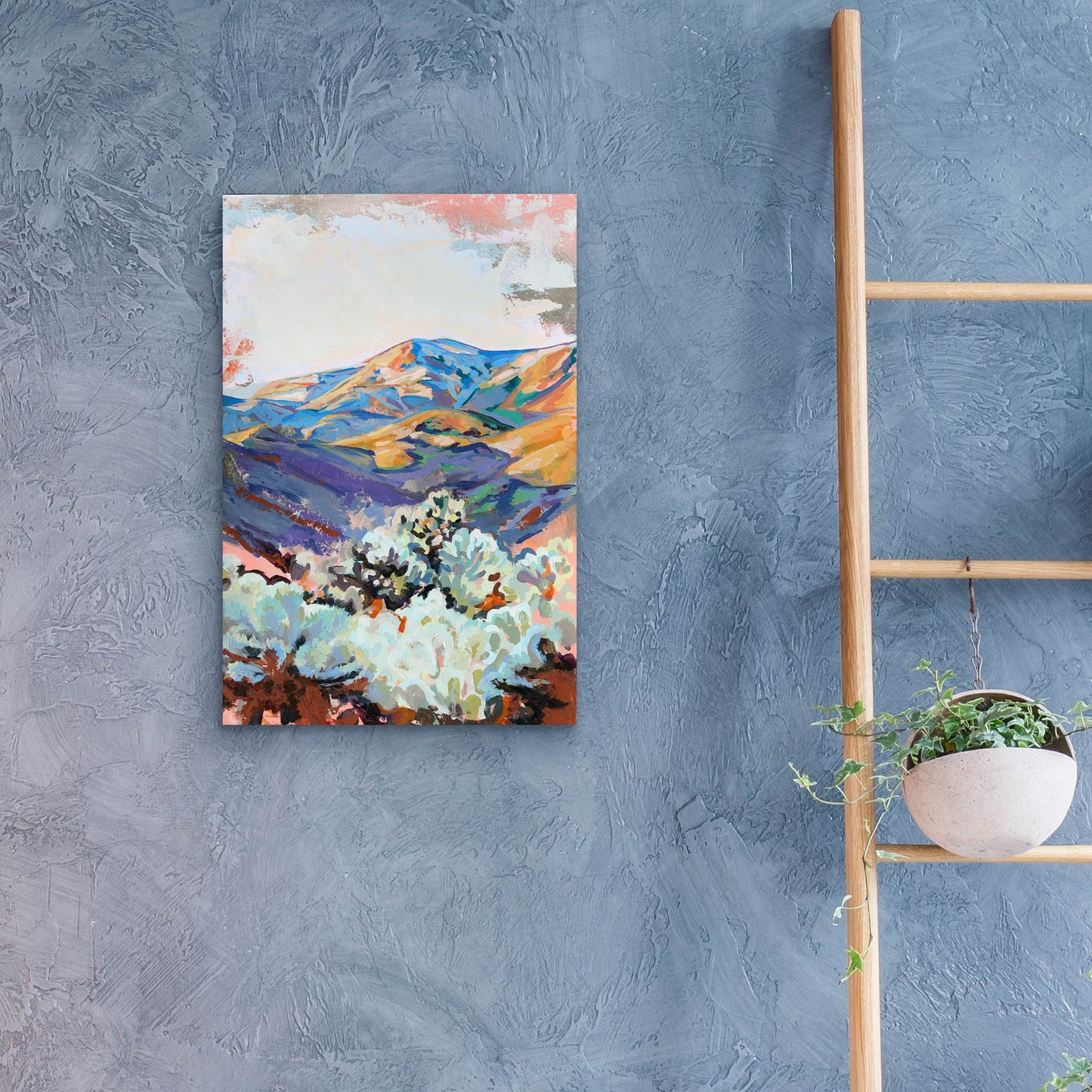 Epic Art 'Desert Cholla at Sunset' by Victoria Macmillan, Acrylic Glass Wall Art,16x24