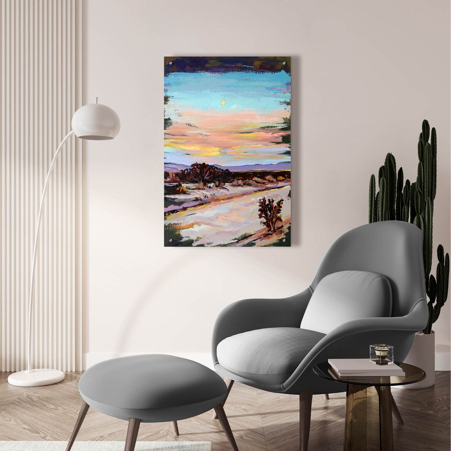 Epic Art 'Driving in Joshua Tree' by Victoria Macmillan, Acrylic Glass Wall Art,24x36