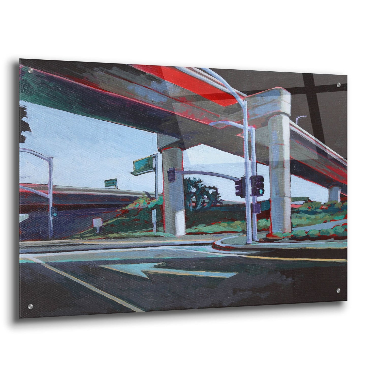 Epic Art 'Driving in Orange County' by Victoria Macmillan, Acrylic Glass Wall Art,36x24