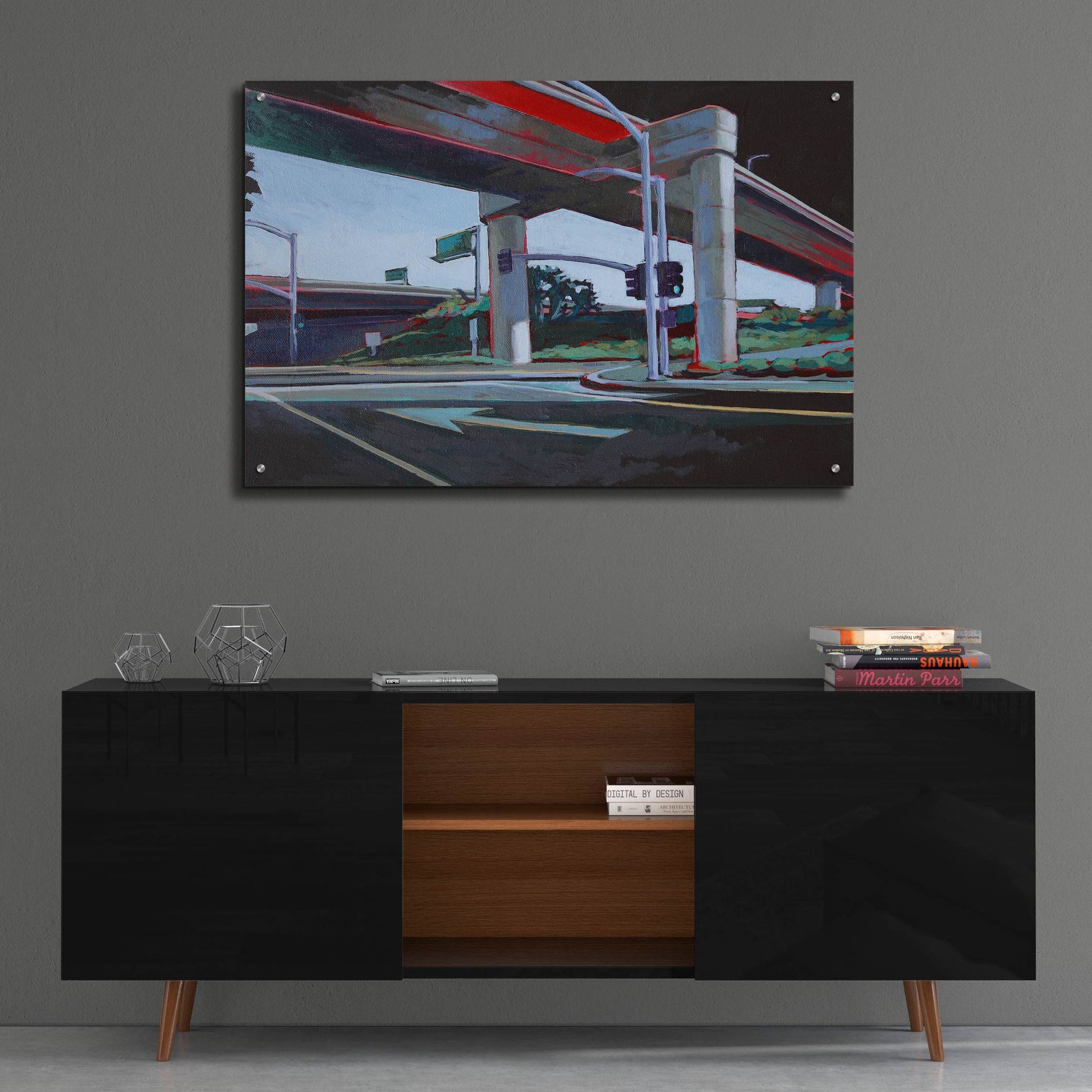 Epic Art 'Driving in Orange County' by Victoria Macmillan, Acrylic Glass Wall Art,36x24