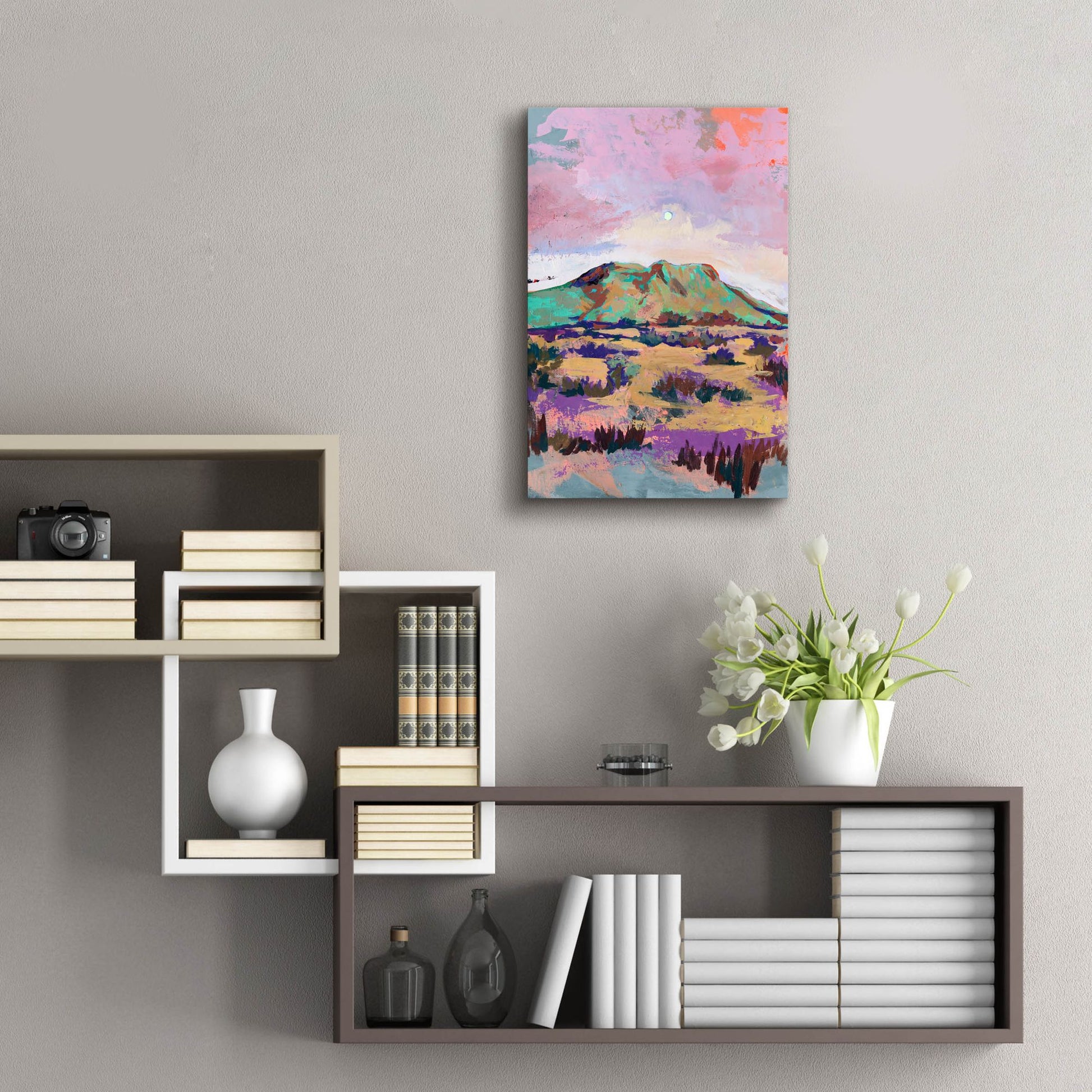 Epic Art 'Dusk at Joshua Tree' by Victoria Macmillan, Acrylic Glass Wall Art,16x24