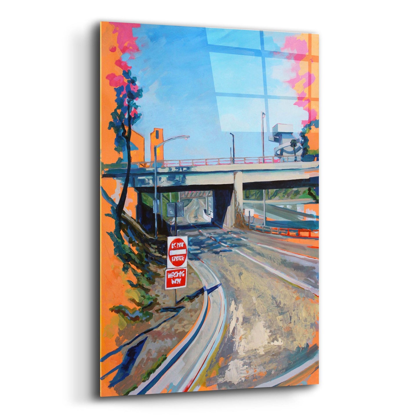 Epic Art 'Freeway Exit' by Victoria Macmillan, Acrylic Glass Wall Art,16x24