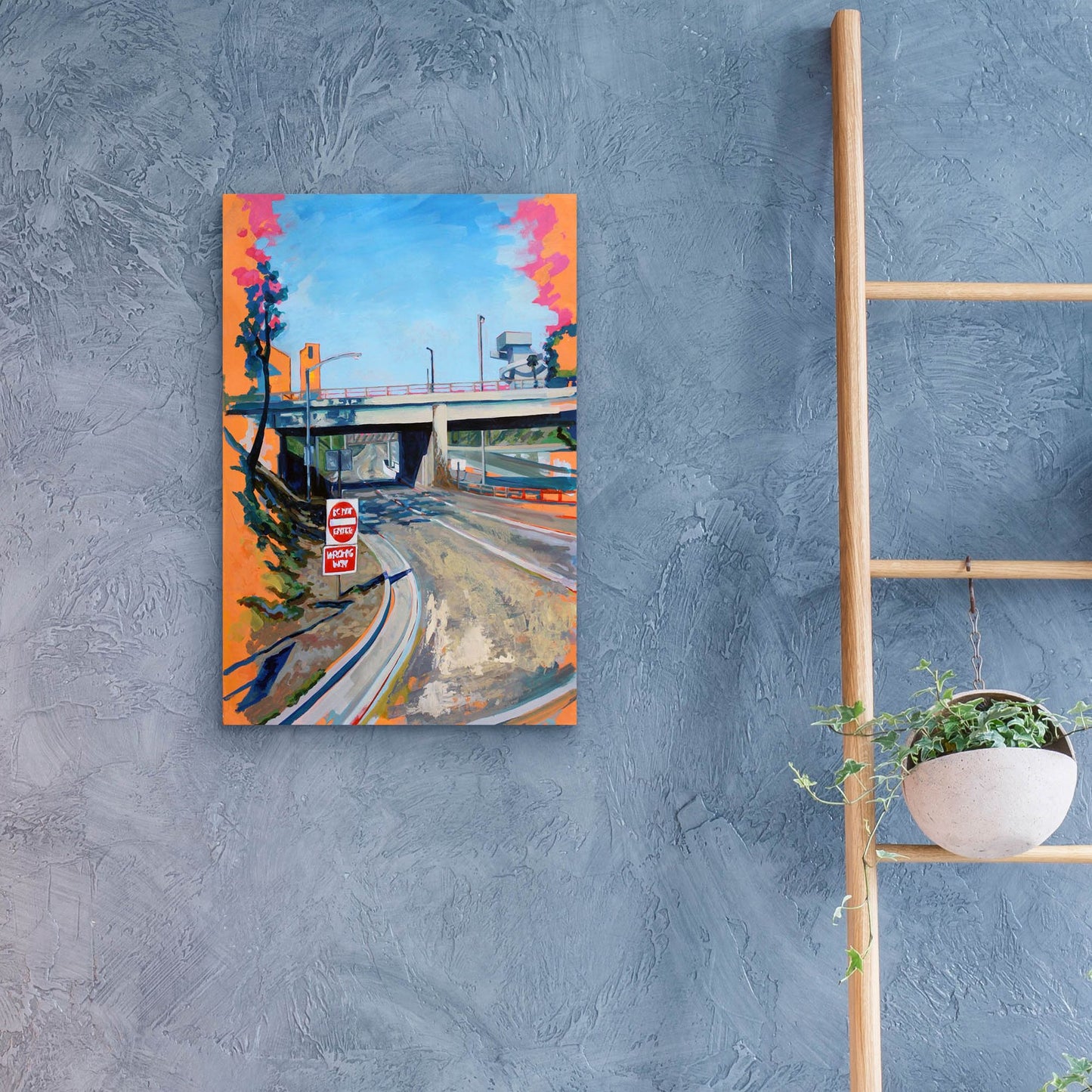 Epic Art 'Freeway Exit' by Victoria Macmillan, Acrylic Glass Wall Art,16x24