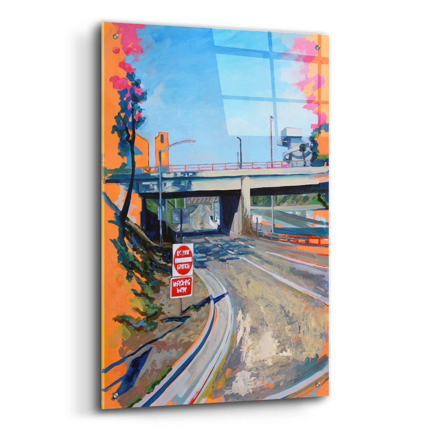 Epic Art 'Freeway Exit' by Victoria Macmillan, Acrylic Glass Wall Art,24x36