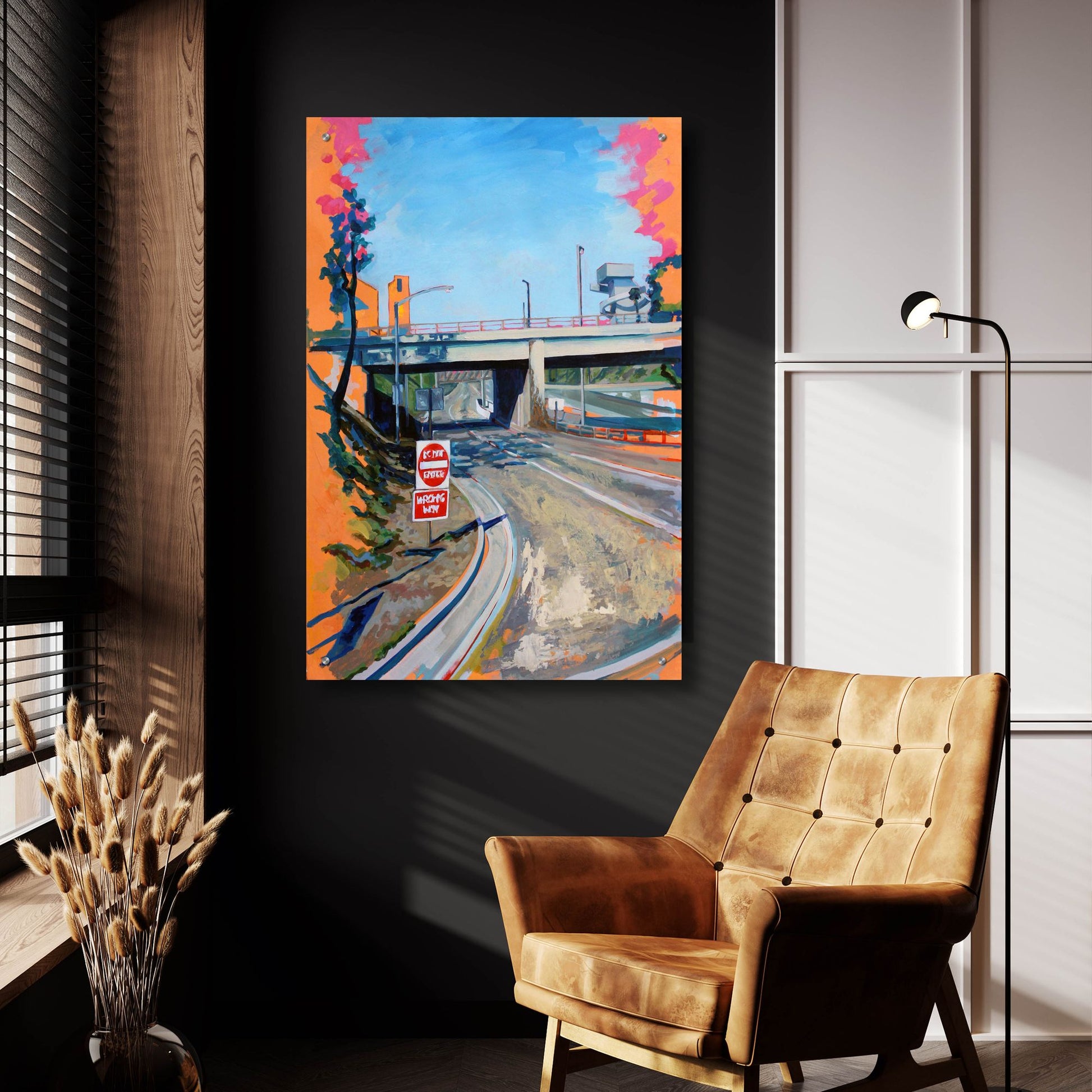 Epic Art 'Freeway Exit' by Victoria Macmillan, Acrylic Glass Wall Art,24x36