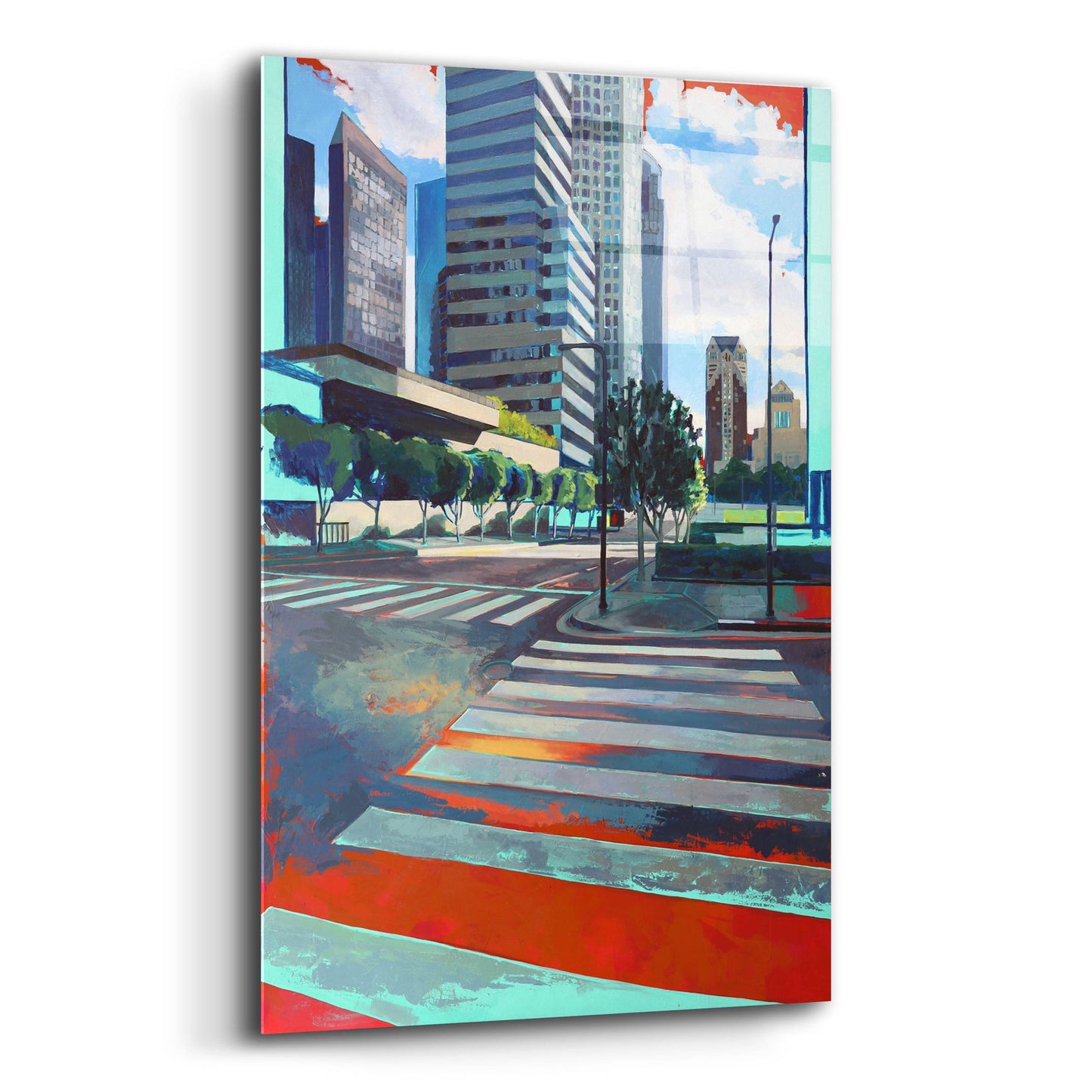 Epic Art 'Los Angeles Intersection' by Victoria Macmillan, Acrylic Glass Wall Art,16x24