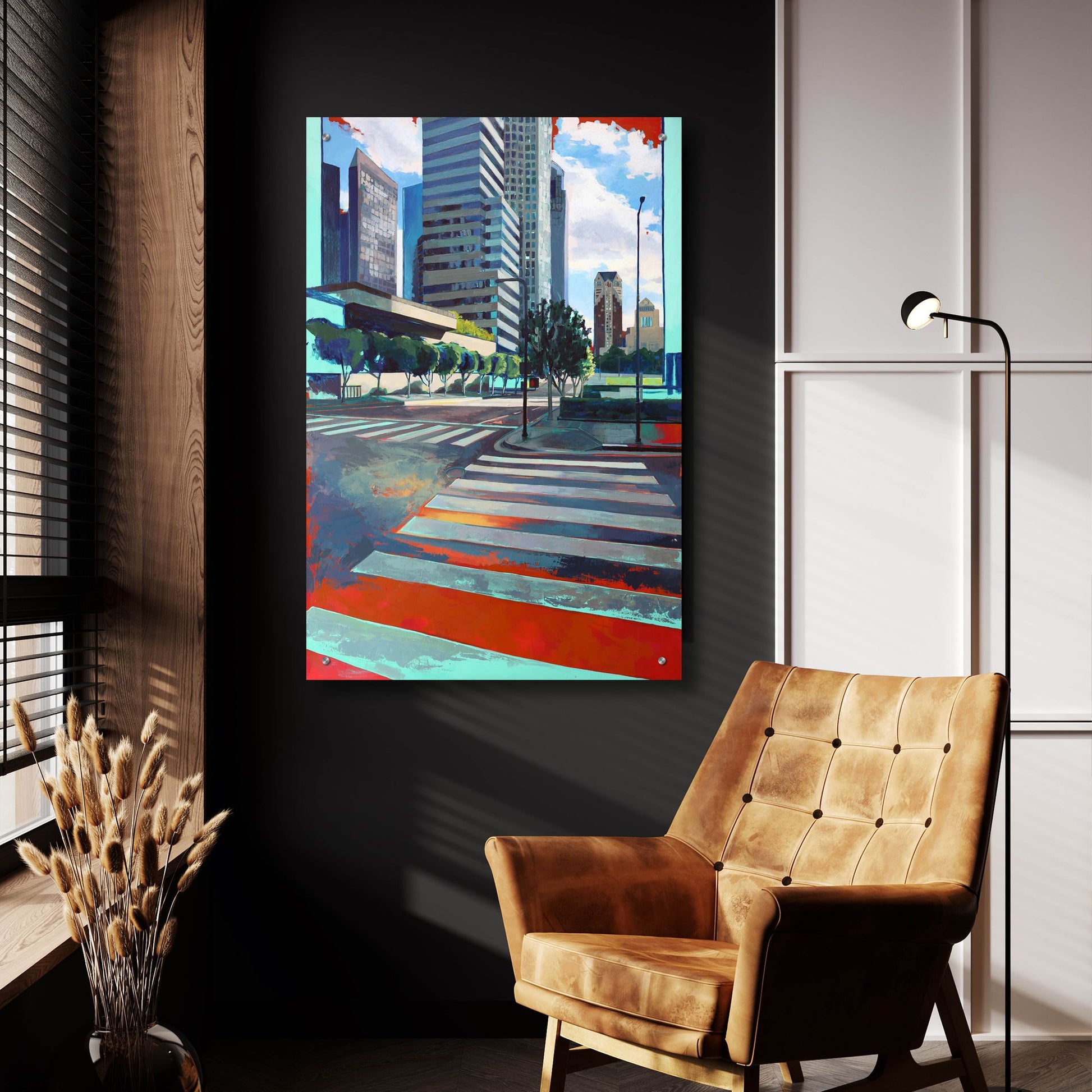 Epic Art 'Los Angeles Intersection' by Victoria Macmillan, Acrylic Glass Wall Art,24x36