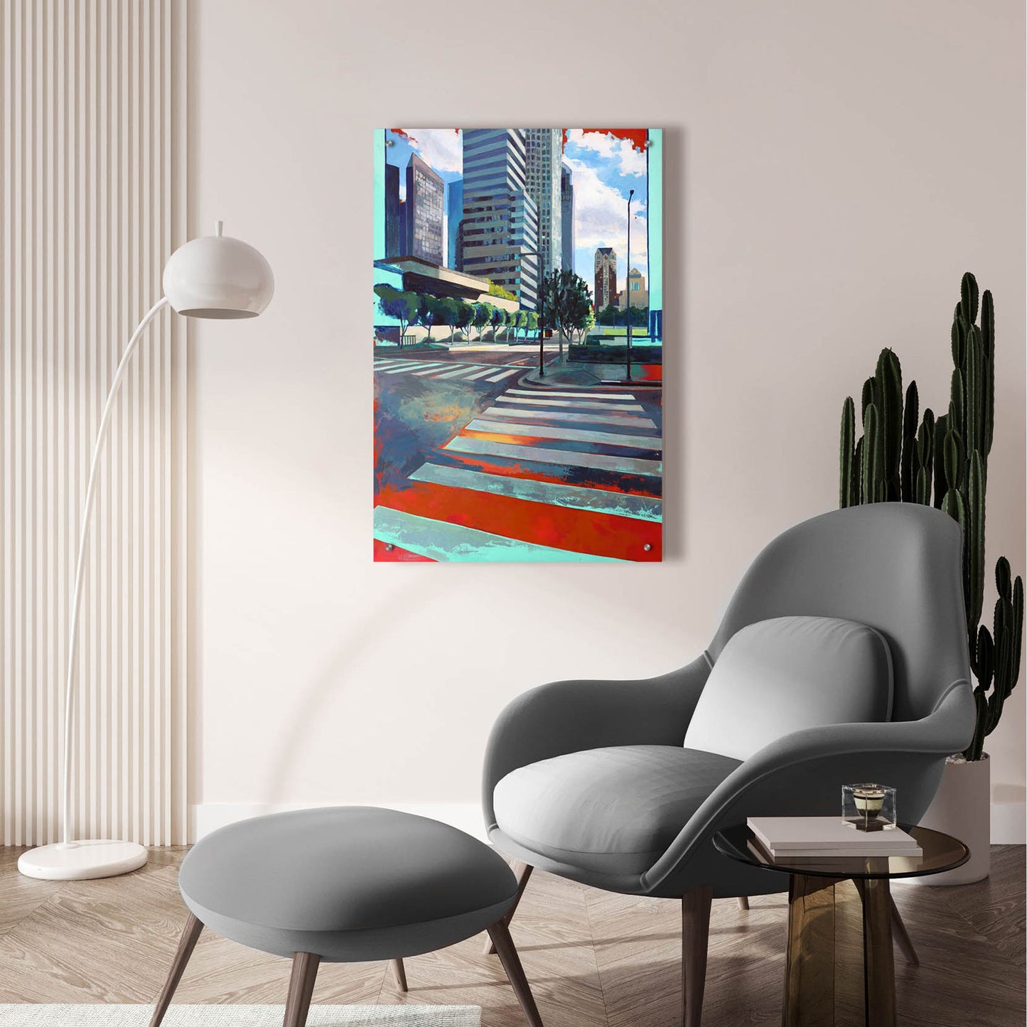 Epic Art 'Los Angeles Intersection' by Victoria Macmillan, Acrylic Glass Wall Art,24x36