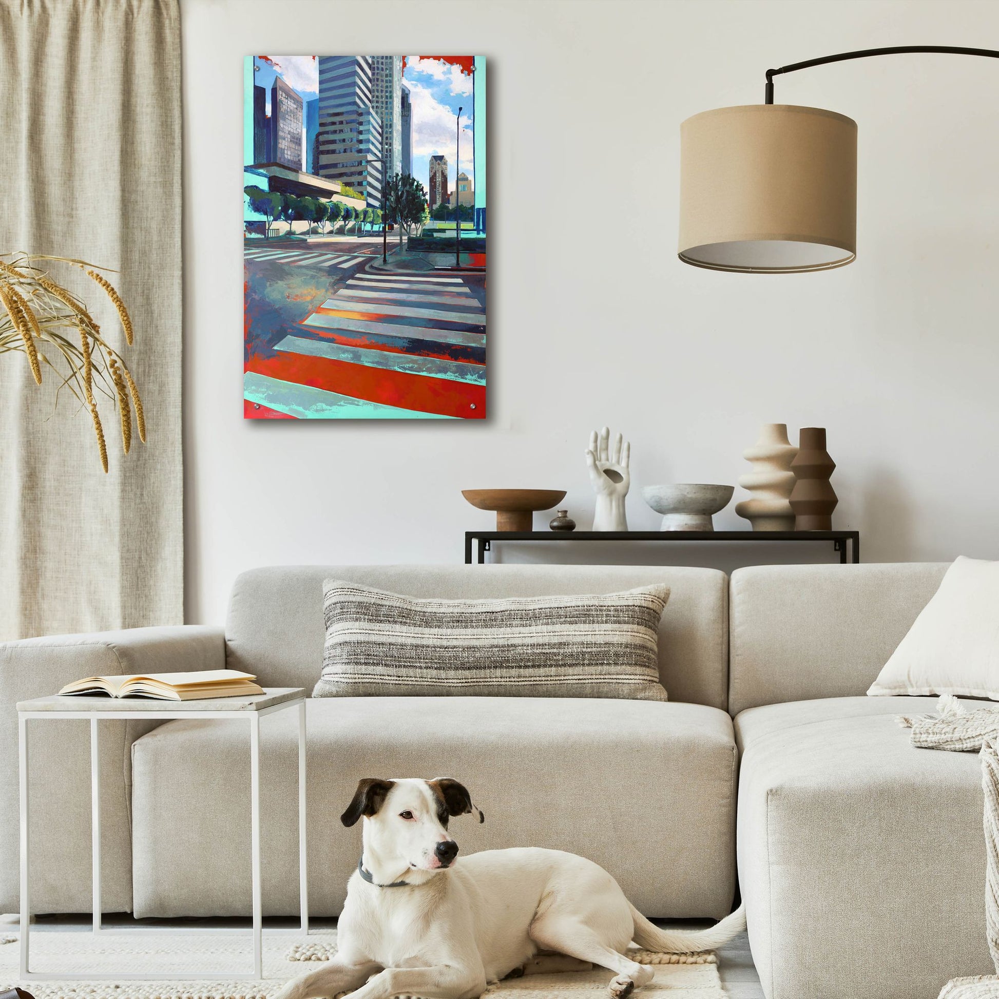 Epic Art 'Los Angeles Intersection' by Victoria Macmillan, Acrylic Glass Wall Art,24x36