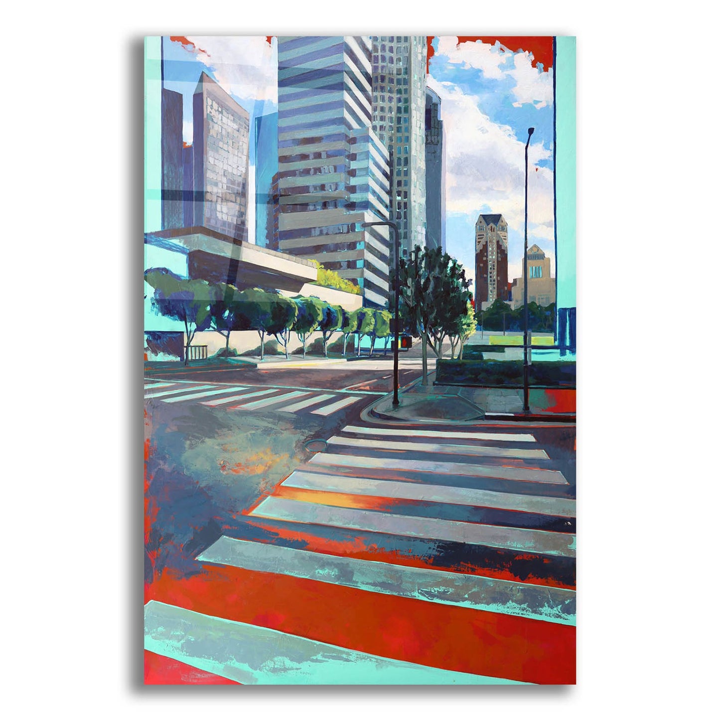 Epic Art 'Los Angeles Intersection' by Victoria Macmillan, Acrylic Glass Wall Art