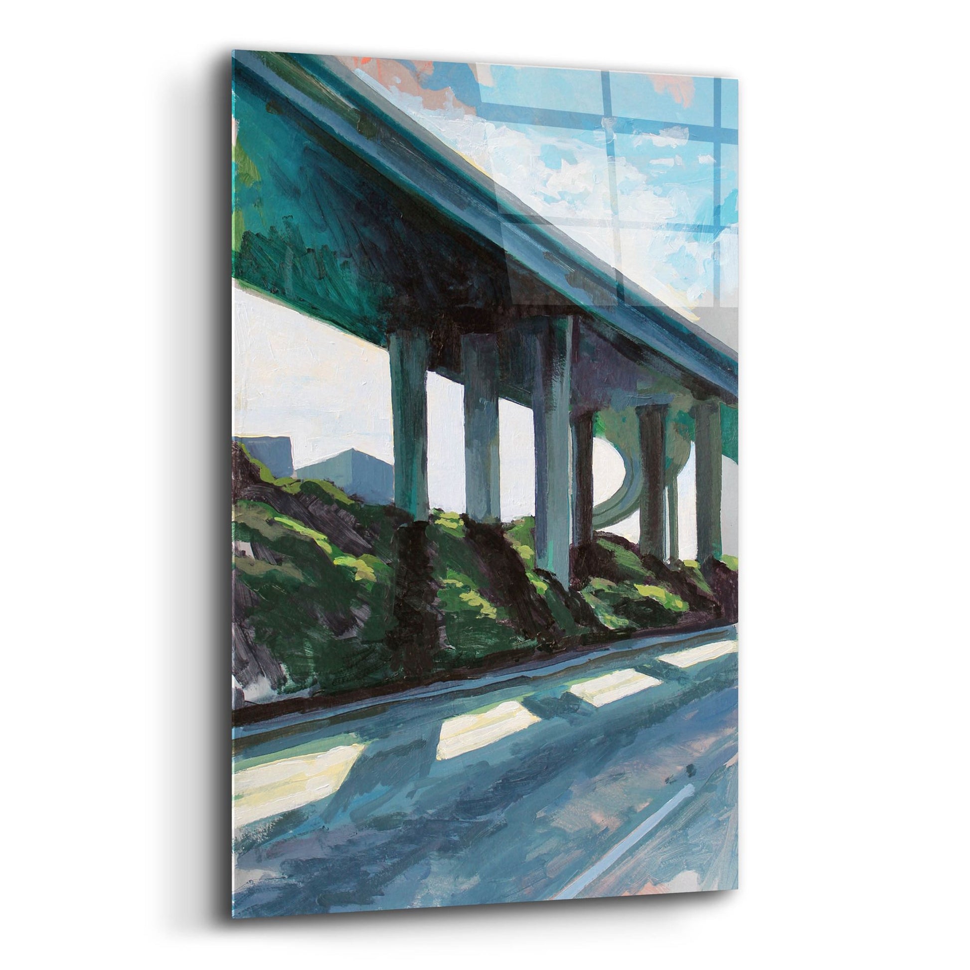 Epic Art 'Overpass at Sunrise' by Victoria Macmillan, Acrylic Glass Wall Art,12x16